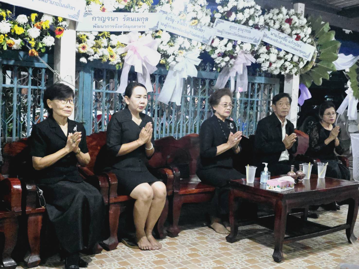 พช.ขอนแก่น : งานฟังสวดพระอภิธรรม คุณพ่อสมบท มีด้วง บิดาของนางจิรภา เชื้อดวงผุยพัฒนาการจังหวัดขอนแก่น สพจ.ขอนแก่น (คืนที่4)