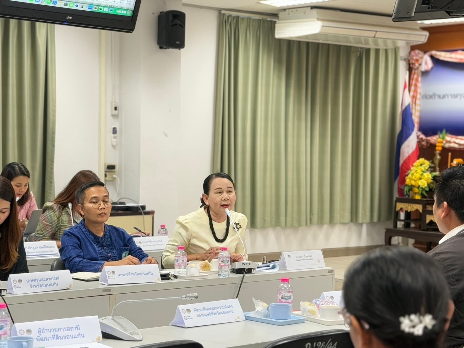 พช.ขอนแก่น : ประชุมคณะทำงานพัฒนาศูนย์เรียนรู้การพัฒนาคุณภาพชีวิตตามหลักทฤษฎีใหม่ ประยุกต์สู่ “โคก หนอง นา” ระดับจังหวัด ครั้งที่ 1/2568