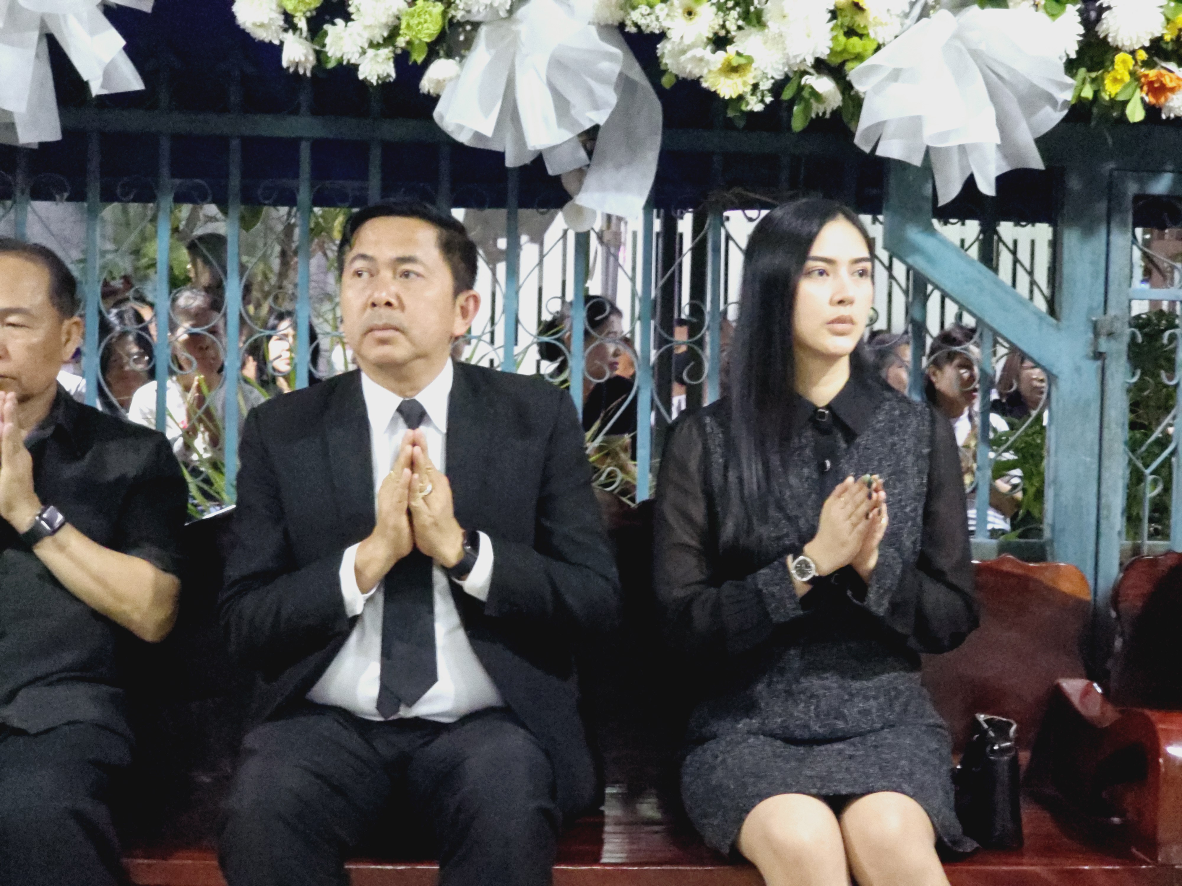 พช.ขอนแก่น : งานฟังสวดพระอภิธรรม คุณพ่อสมบท มีด้วง บิดาของนางจิรภา เชื้อดวงผุยพัฒนาการจังหวัดขอนแก่น สพจ.ขอนแก่น (คืนที่3)
