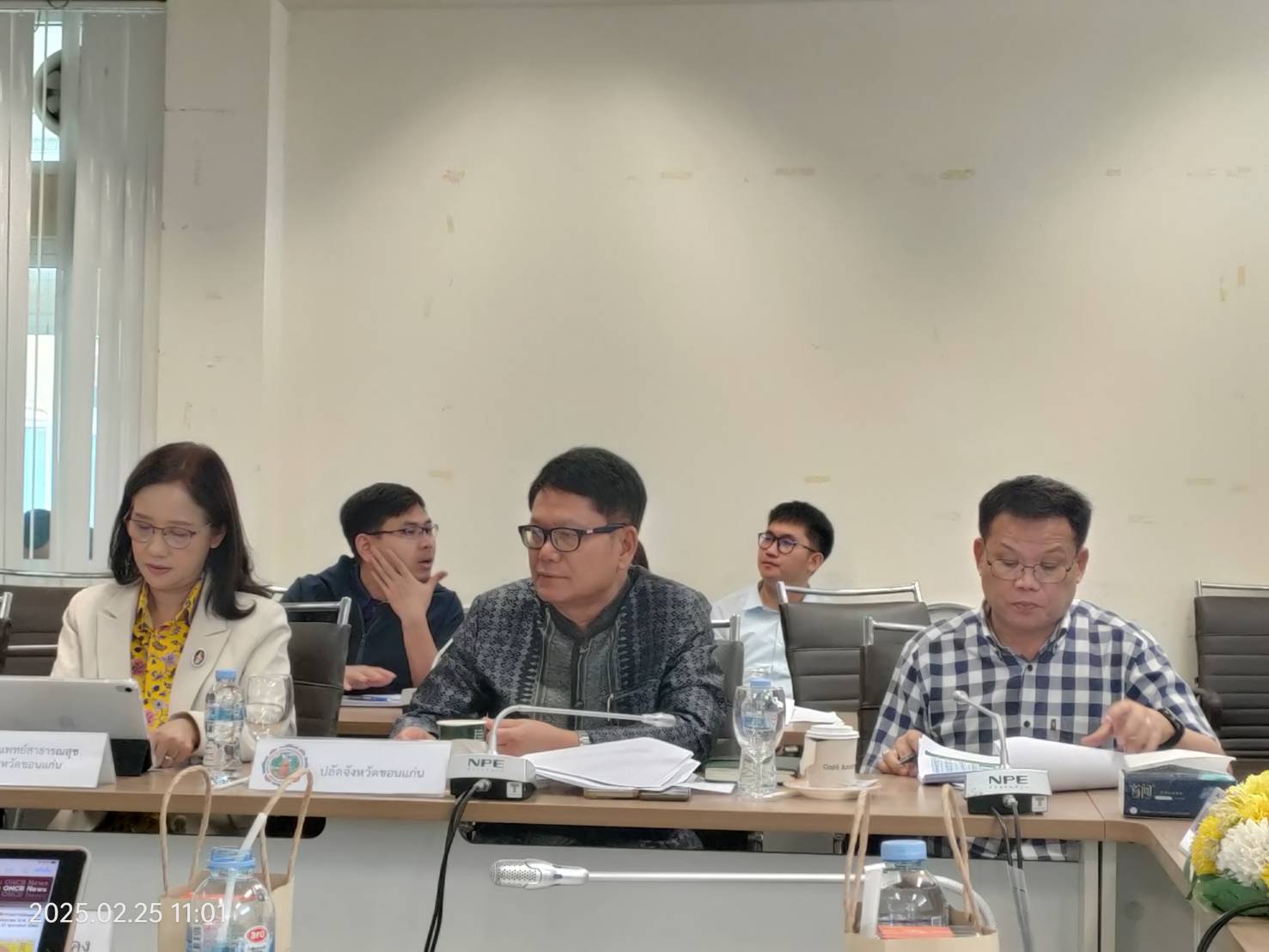 พช.ขอนแก่น : ร่วมประชุมศูนย์ปฏิบัติการติดตามเร่งรัดการบำบัดรักษา ฟื้นฟูสภาพทางสังคม ป้องกันและปราบปรามยาเสพติด (ศปก.ครส.) ครั้งที่ 4/2568
