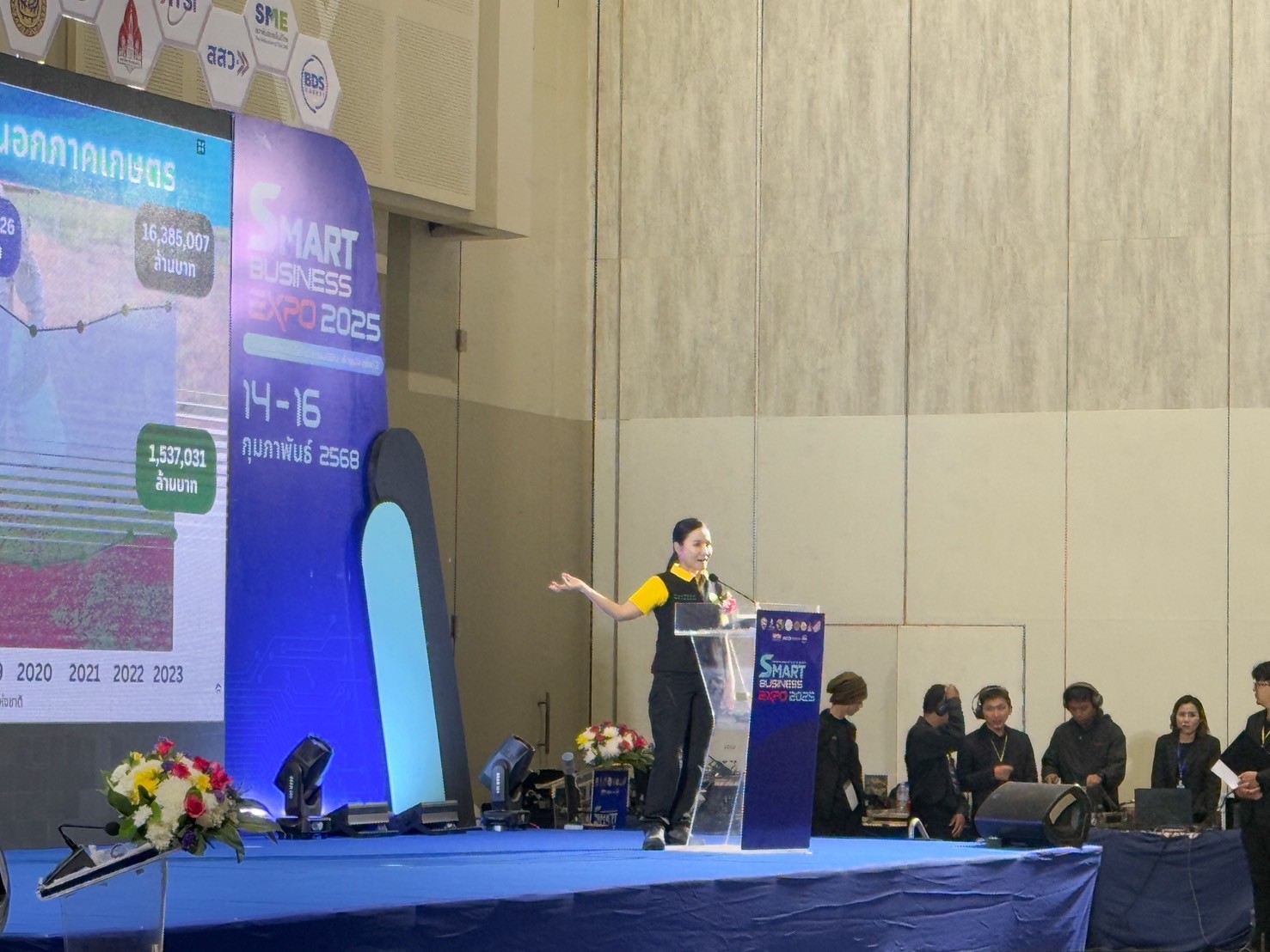 พช.ขอนแก่น : ร่วมงานพิธีเปิดงานแสดงสินค้าเทคโนโลยี นวัตกรรมดิจิทัล เพื่อธุรกิจ ครั้งที่ 2 “SMART BUSINESS EXPO 2025”