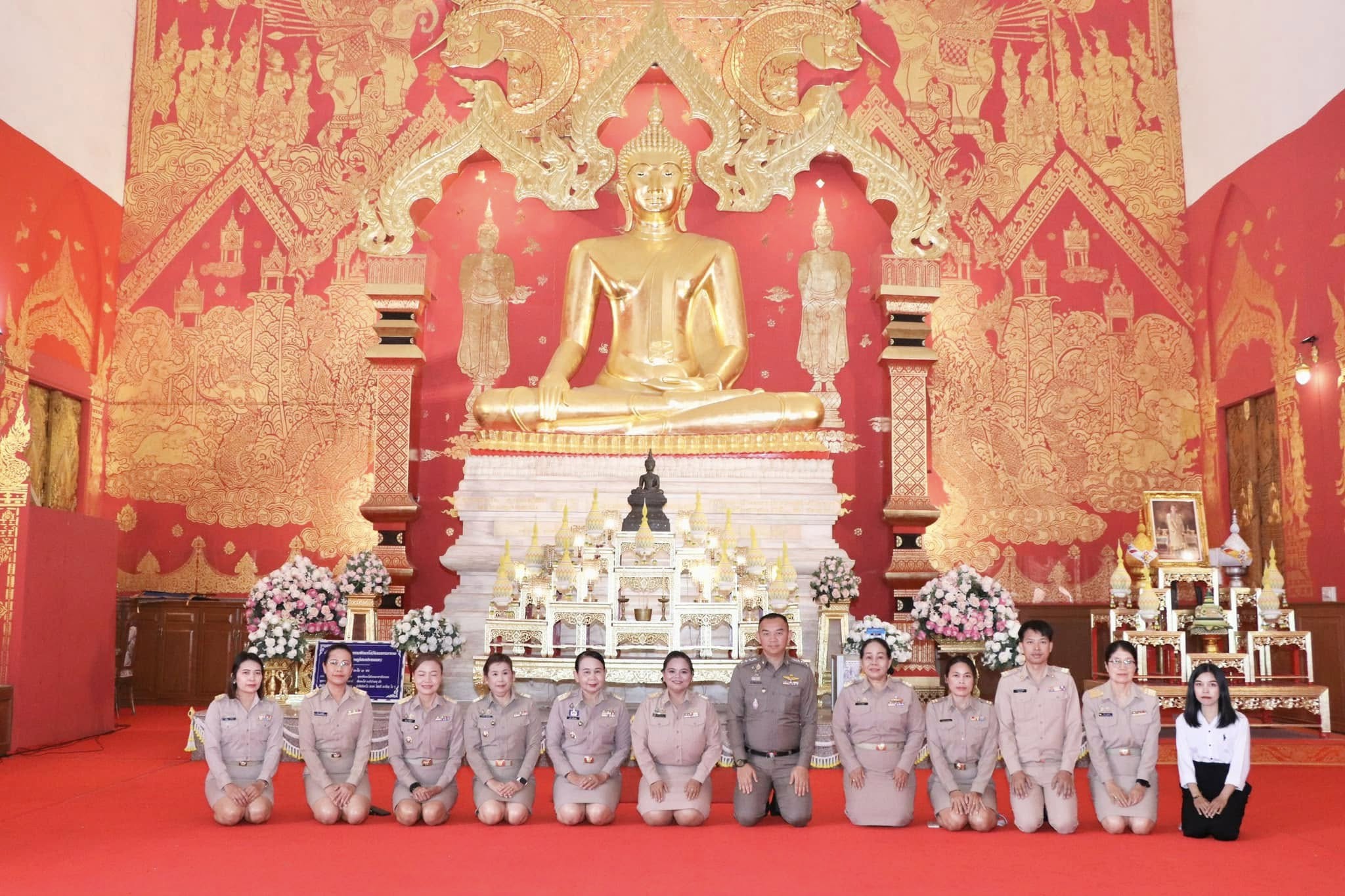 พช.ขอนแก่น : ร่วมกิจกรรมและปฏิบัติพิธีถวายภัตตาหารพระราชทานของพระบาทสมเด็จพระเจ้าอยู่หัวแด่พระภิกษุ สามเณร ในการสอบบาลีสนามหลวง ปี พ.ศ. 2568