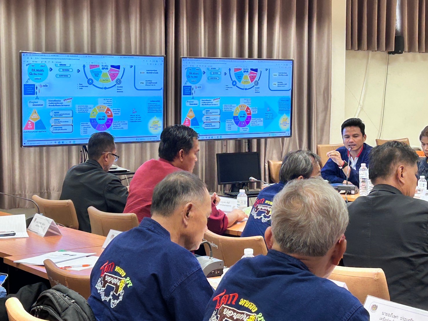พช.ขอนแก่น : จัดประชุมเชิงปฏิบัติการสนับสนุนการขับเคลื่อนเครือข่ายศูนย์เรียนรู้การพัฒนาคุณภาพชีวิตตามหลักทฤษฎีใหม่ ประยุกต์สู่ “โคก หนอง นา” ระดับจังหวัด