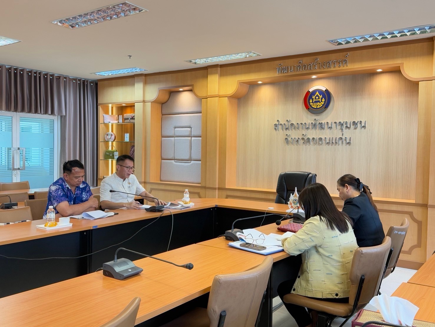 พช.ขอนแก่น : กรมการพัฒนาชุมชน ลงพื้นที่ติดตามสนับสนุนการดำเนินงานโครงการ/กิจกรรมการส่งเสริมและพัฒนาผลิตภัณฑ์ชุมชน (OTOP) จังหวัดขอนแก่น