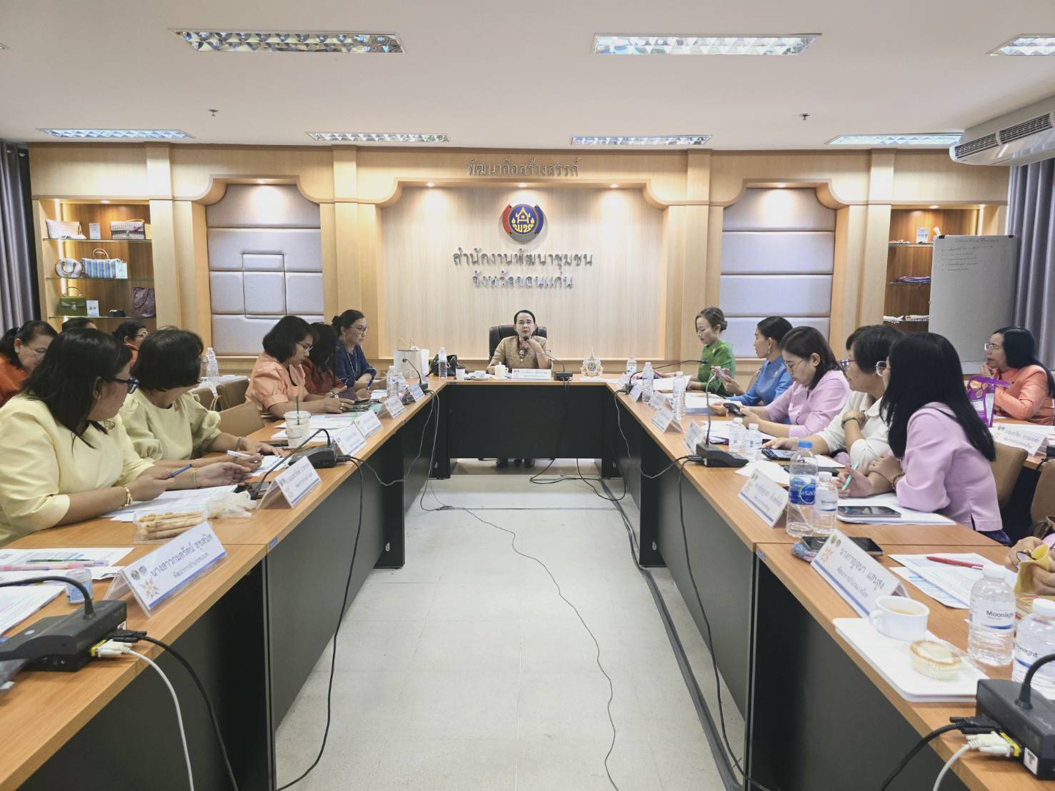 พช.ขอนแก่น : ประชุมผู้บริหารและนักวิชาการพัฒนาชุมชนจังหวัดขอนแก่น ครั้งที่ 2/2568