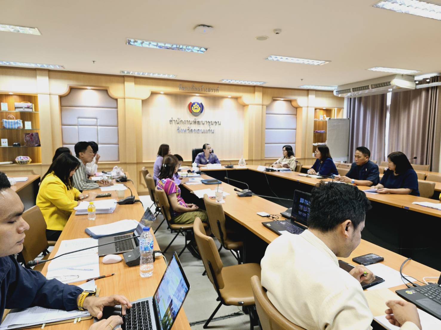 พช.ขอนแก่น : ประชุมประสานแผน สำนักงานพัฒนาชุมชนจังหวัดขอนแก่น ครั้งที่ 3/2568
