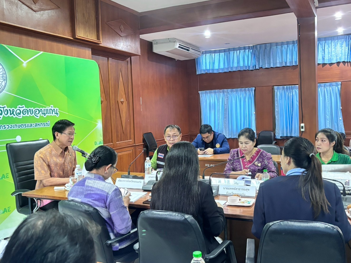พช.ขอนแก่น : เข้าร่วมประชุมคณะกรรมการส่งเสริมวิสาหกิจชุมชนจังหวัดขอนแก่น