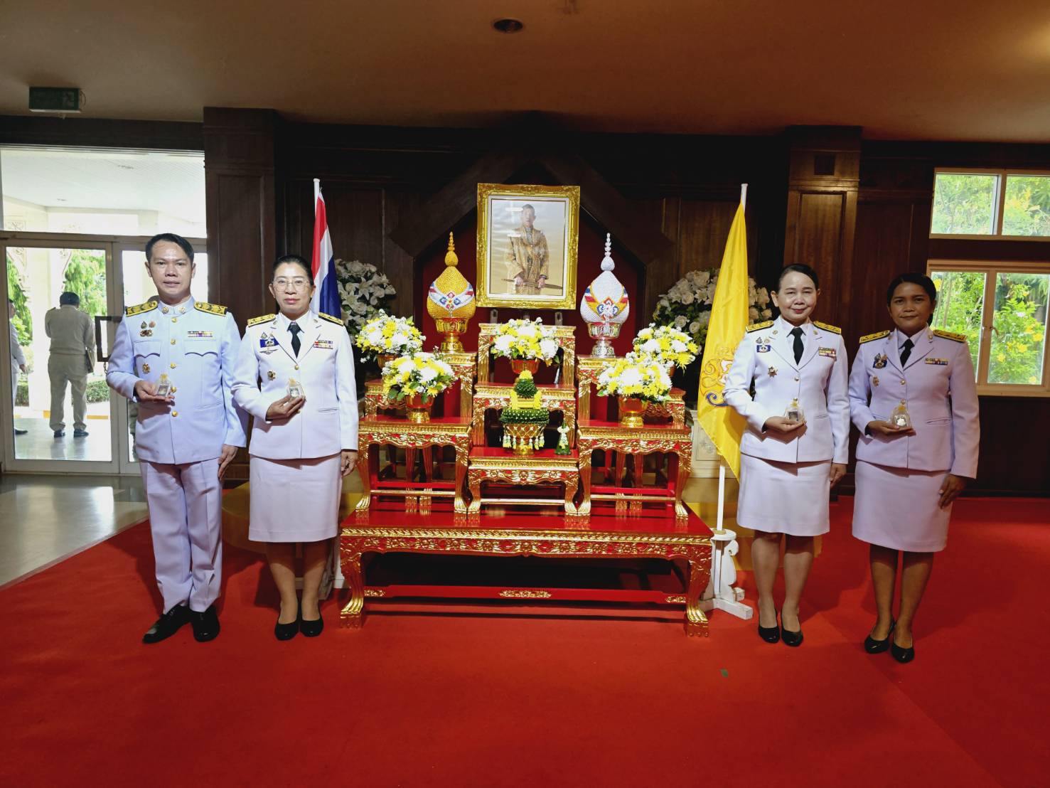จังหวัดขอนแก่น : จัดพิธีมอบเหรียญที่ระลึกพระราชทานแก่ผู้บริหารกระทรวงมหาดไทยและข้าราชการ