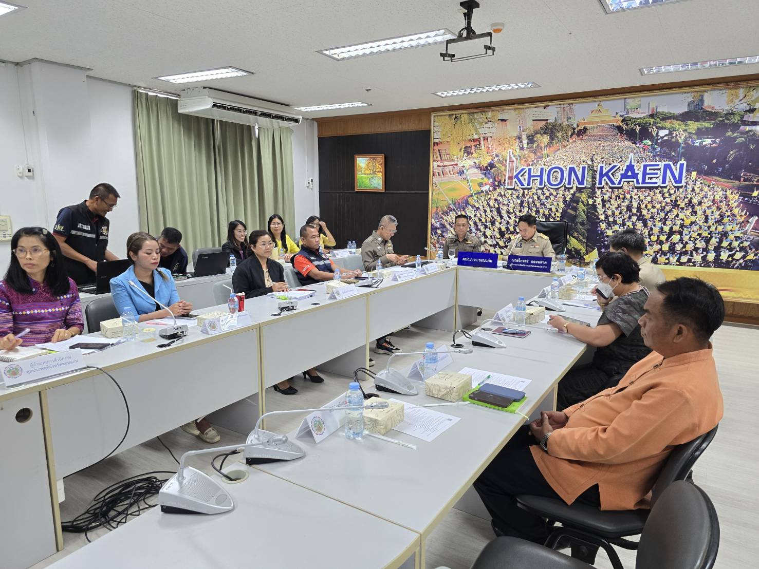 พช.ขอนแก่น : ร่วมประชุมศูนย์ปฏิบัติการติดตามเร่งรัดการบำบัดรักษา ฟื้นฟูสภาพทางสังคม ป้องกันและปราบปรามยาเสพติด (ศปก.ครส.) ครั้งที่ 6/2568