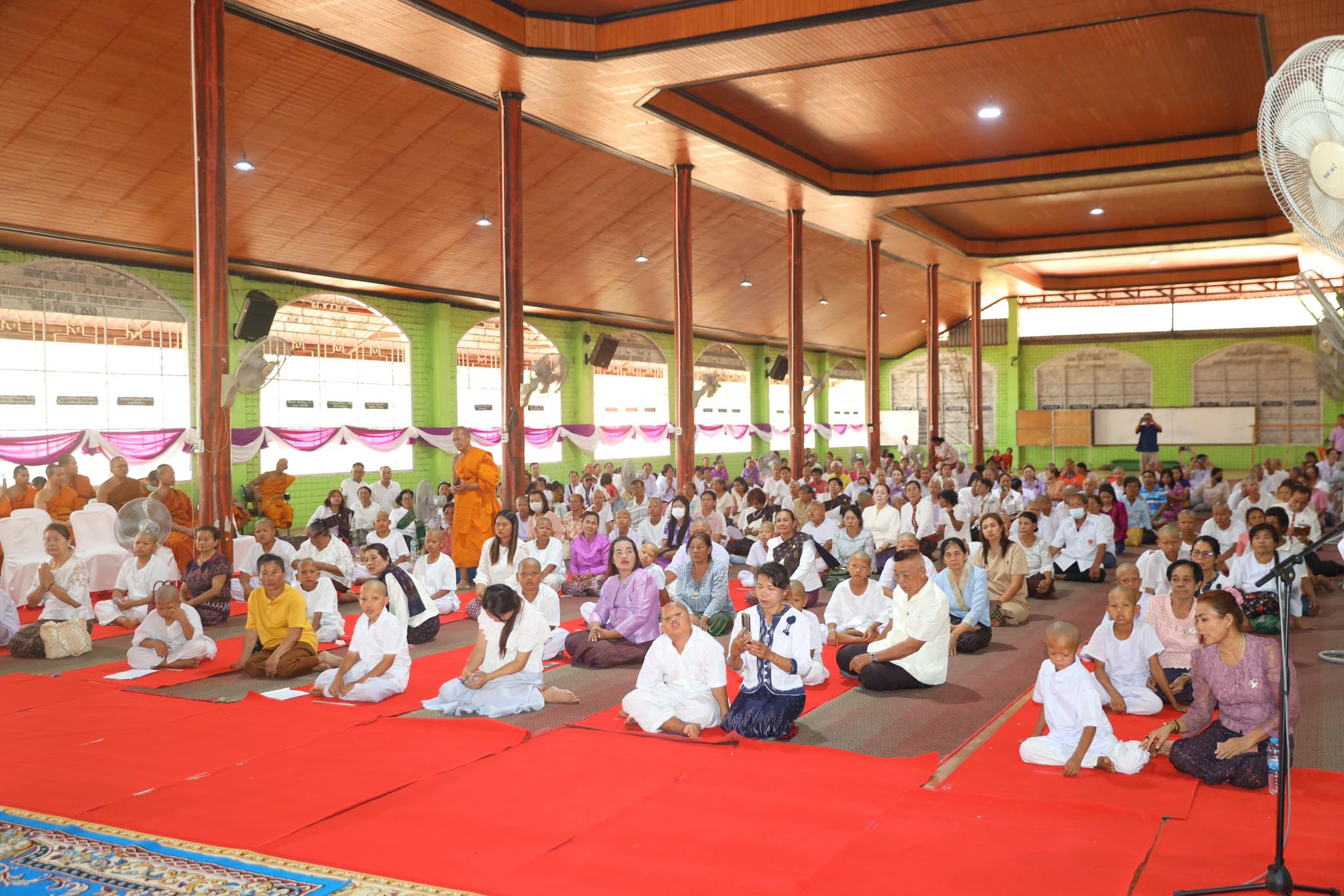 จังหวัดขอนแก่น : จัดพิธีบรรพชาสามเณร เฉลิมพระเกียรติสมเด็จพระกนิษฐาธิราชเจ้า กรมสมเด็จพระเทพรัตนราชสุดาฯ สยามบรมราชกุมารี เนื่องในโอกาสทรงเจริญพระชนมายุ 70 พรรษา 2 เมษายน พ.ศ. 2568