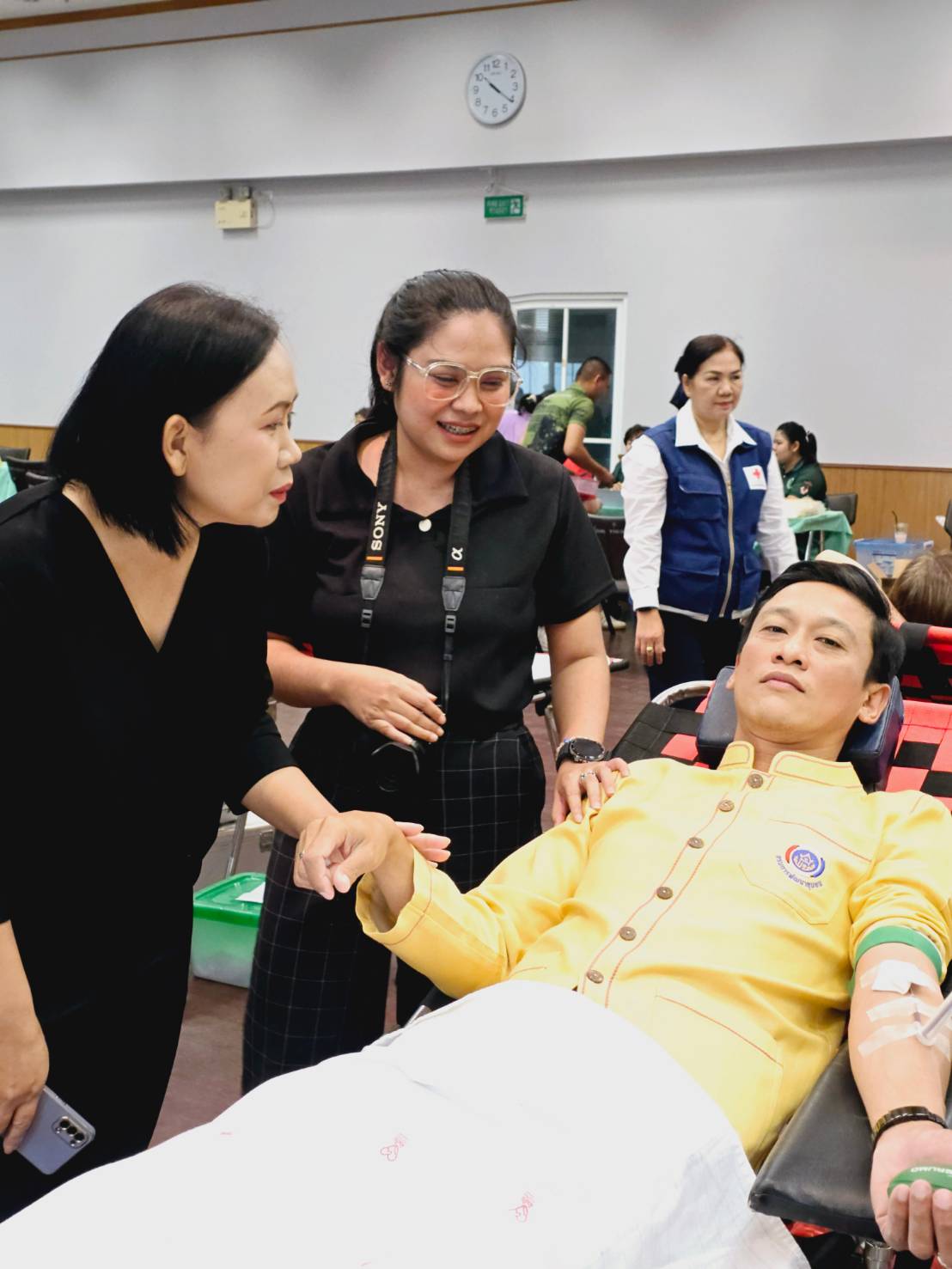 พช.ขอนแก่น : ร่วมบริจาคโลหิต ทำความดีครั้งใหญ่ ส่งต่อลมหายใจให้เพื่อนมนุษย์ จัดโดยเหล่ากาชาดจังหวัดขอนแก่น ร่วมกับศาลากลางจังหวัดขอนแก่น และศูนย์คลังเลือดกลาง โรงพยาบาลขอนแก่น