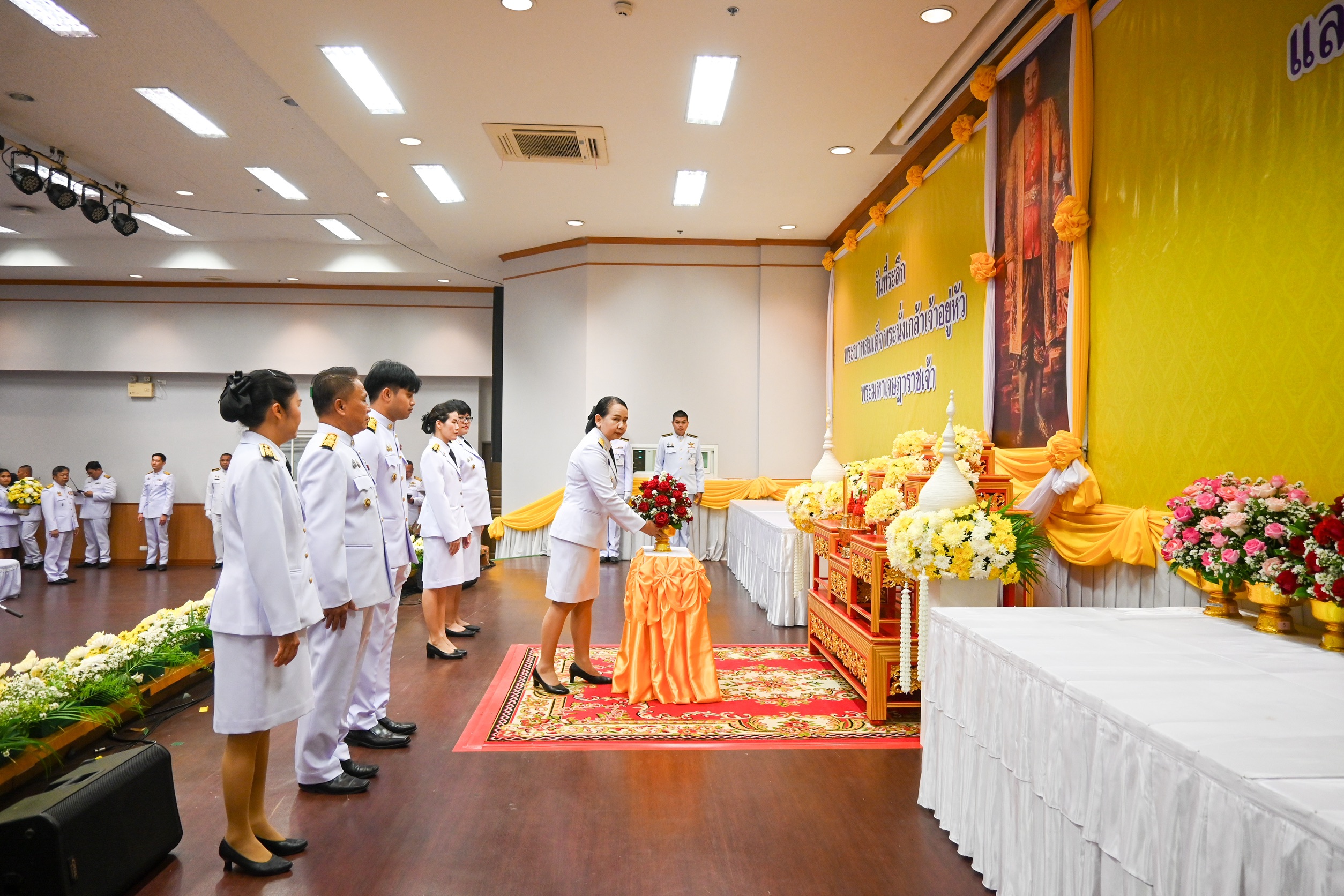 จังหวัดขอนแก่น : จัดพิธีวางพานพุ่มถวายราชสักการะเนื่องในวันที่ระลึกพระบาทสมเด็จพระนั่งเกล้าเจ้าอยู่หัว พระมหาเจษฎาราชเจ้า ประจำปี 2568
