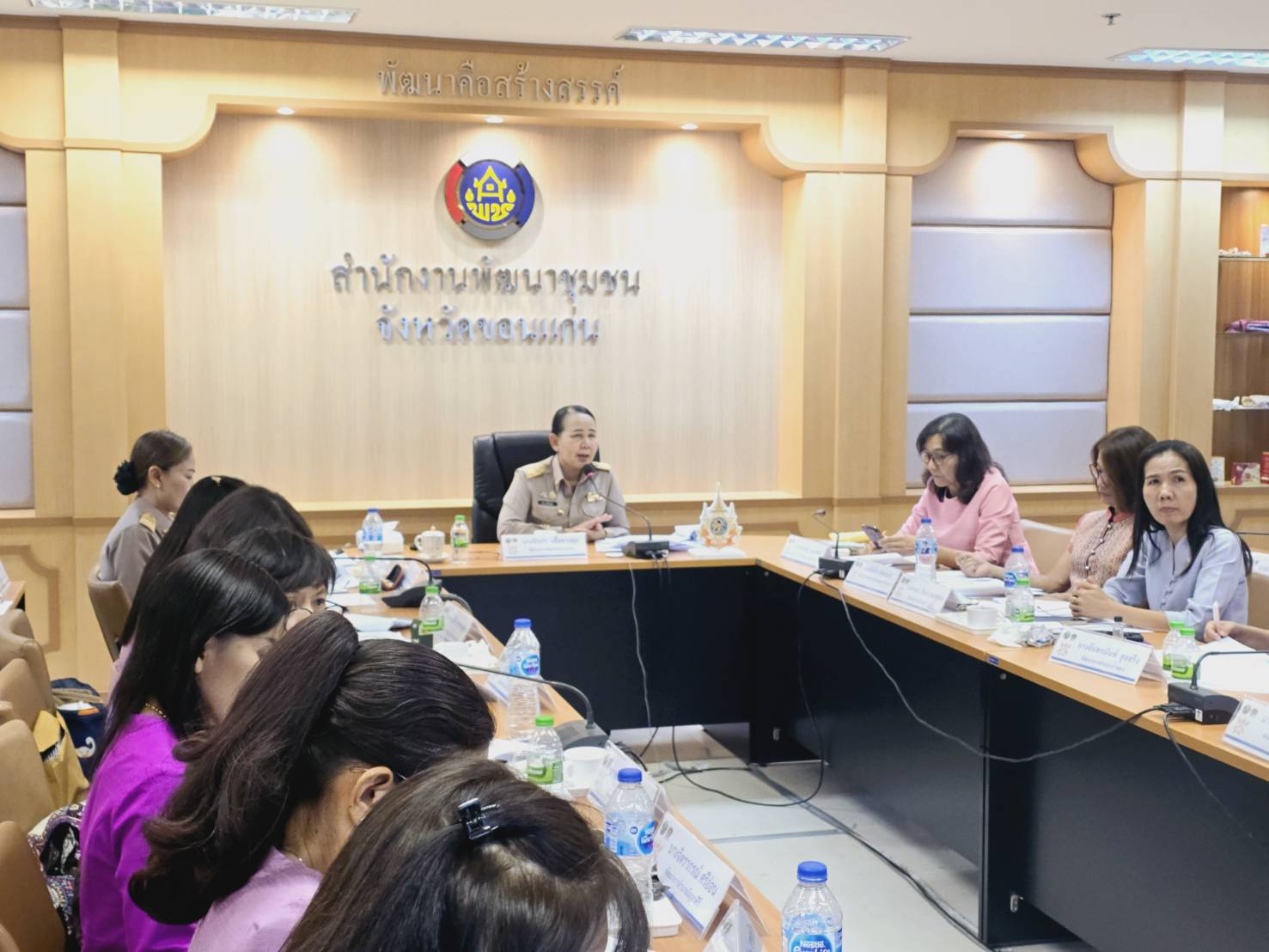 พช.ขอนแก่น : ประชุมผู้บริหารและนักวิชาการพัฒนาชุมชนจังหวัดขอนแก่น ครั้งที่ 4/2568