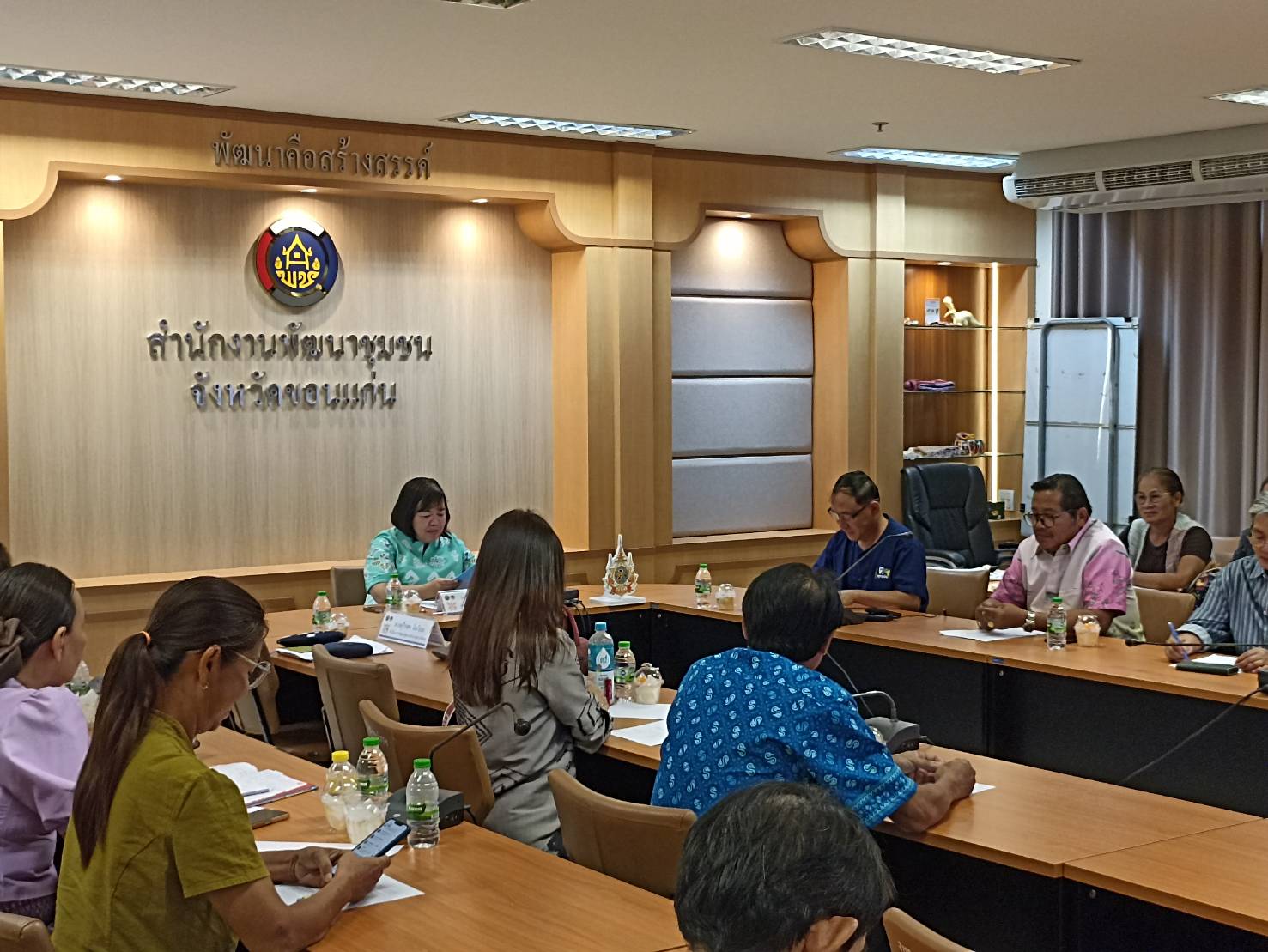 พช.ขอนแก่น : จัดประชุมคณะกรรมการเครือข่ายกลุ่มอาชีพ และผู้ผลิต ผู้ประกอบการหนึ่งตำบล หนึ่งผลิตภัณฑ์  จังหวัดขอนแก่น ครั้งที่ 1/2568