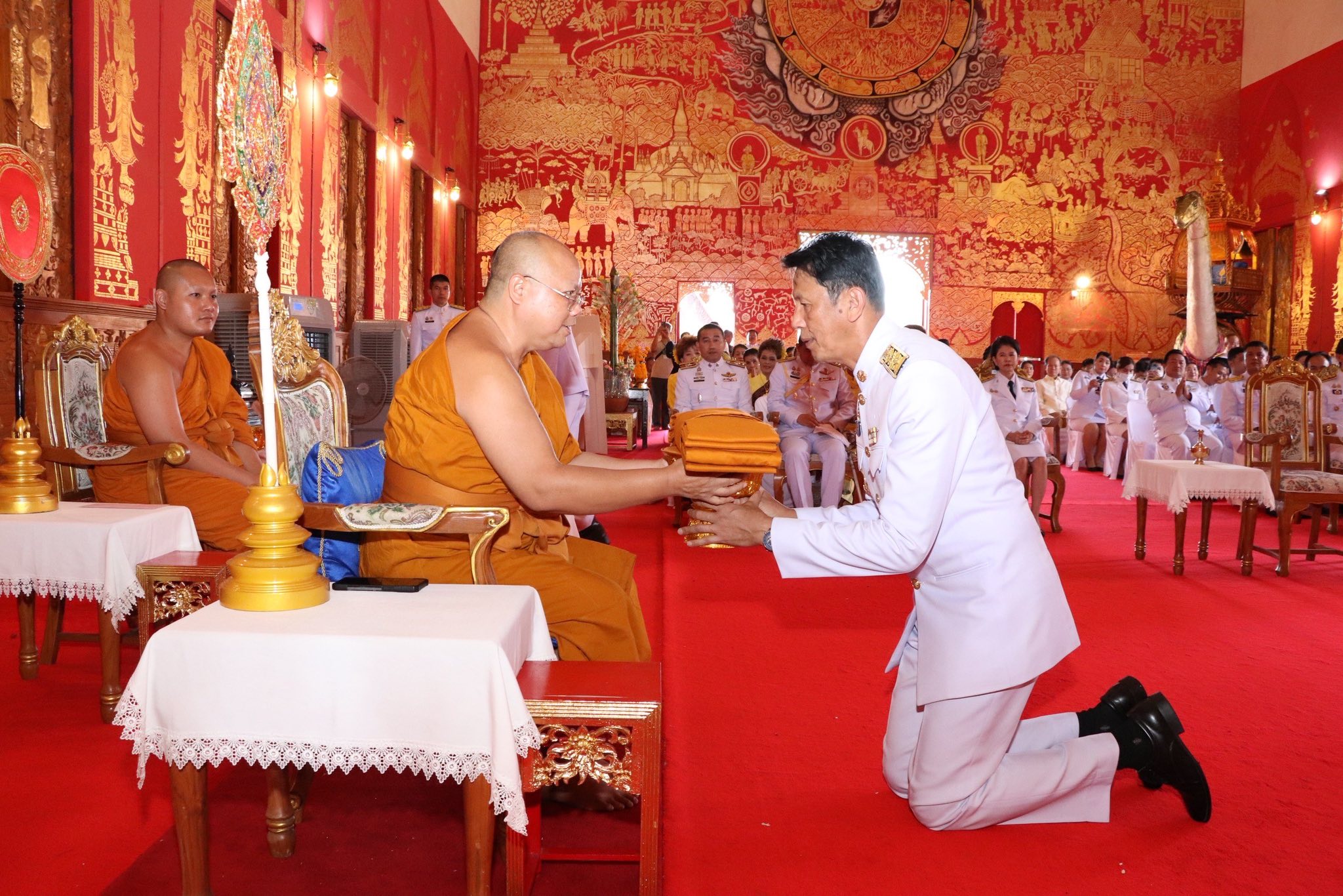 จังหวัดขอนแก่น : จัดพิธีถวายน้ำสรงพระราชทานพระศรีสัตนาคนหุต (หลวงพ่อพระลับ) ณ วัดธาตุ พระอารามหลวง