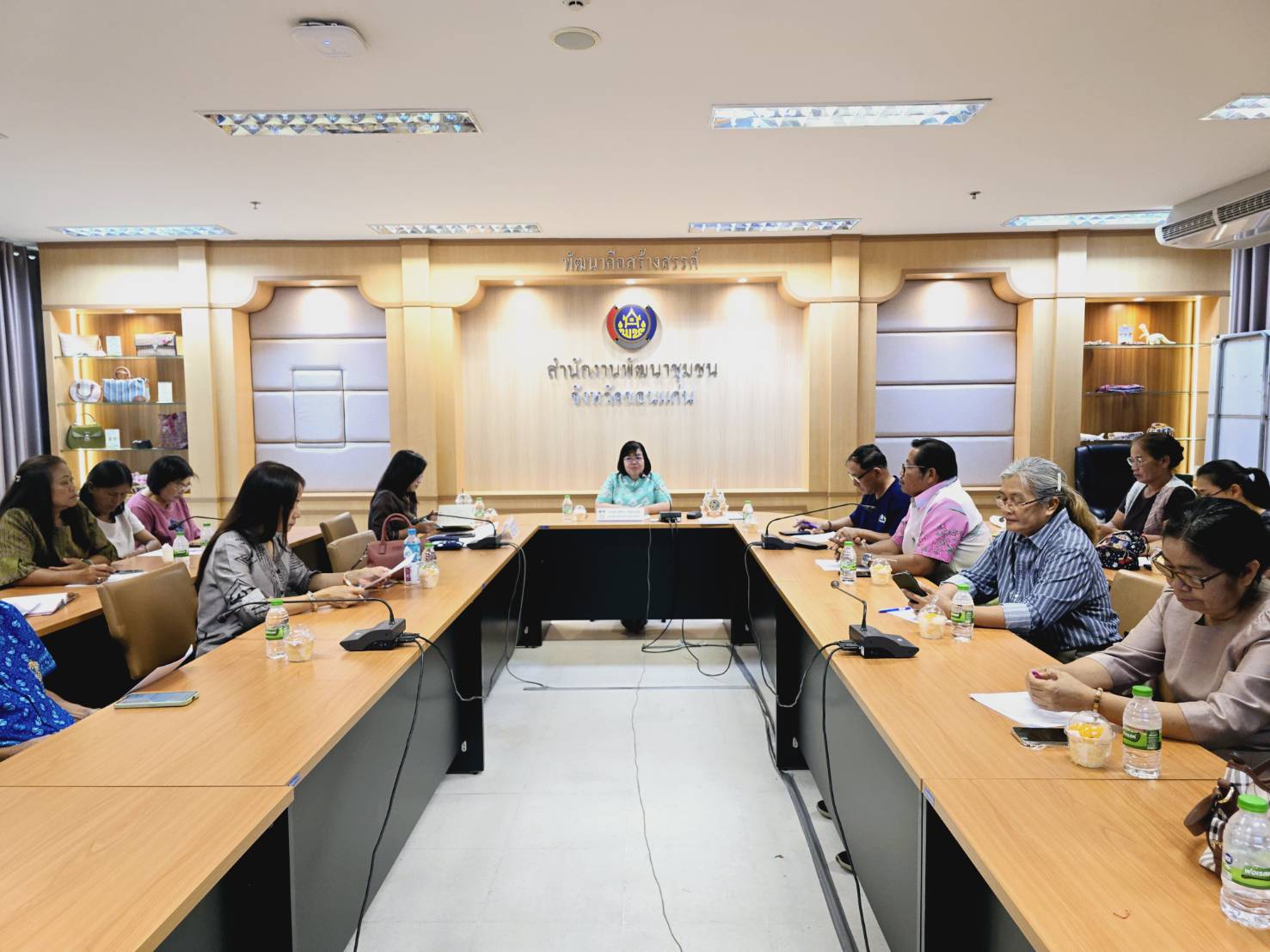 พช.ขอนแก่น : จัดประชุมคณะกรรมการเครือข่ายกลุ่มอาชีพ และผู้ผลิต ผู้ประกอบการหนึ่งตำบล หนึ่งผลิตภัณฑ์  จังหวัดขอนแก่น ครั้งที่ 1/2568