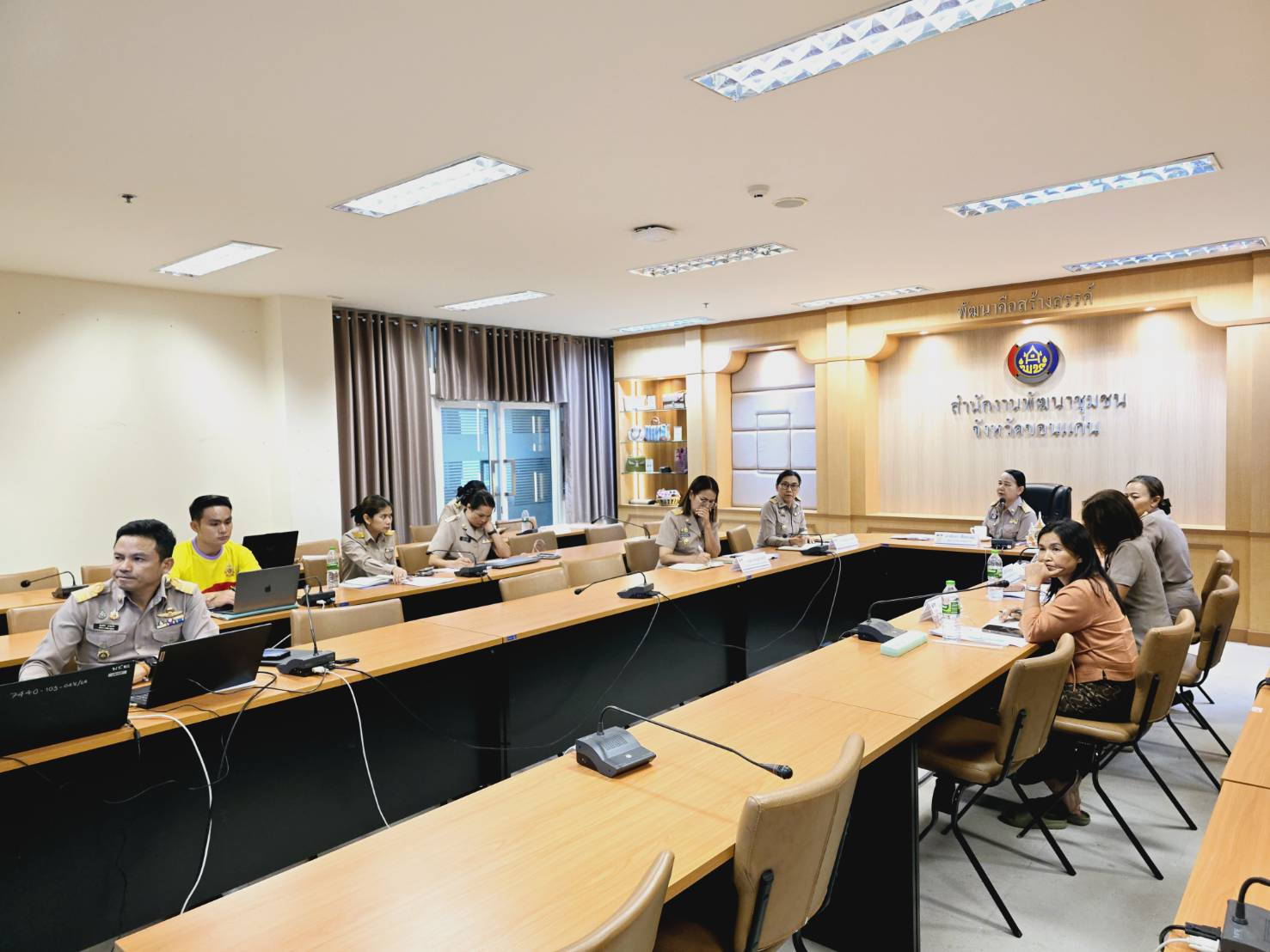 พช.ขอนแก่น : ประชุมประสานแผน สำนักงานพัฒนาชุมชนจังหวัดขอนแก่น ครั้งที่ 4/2568