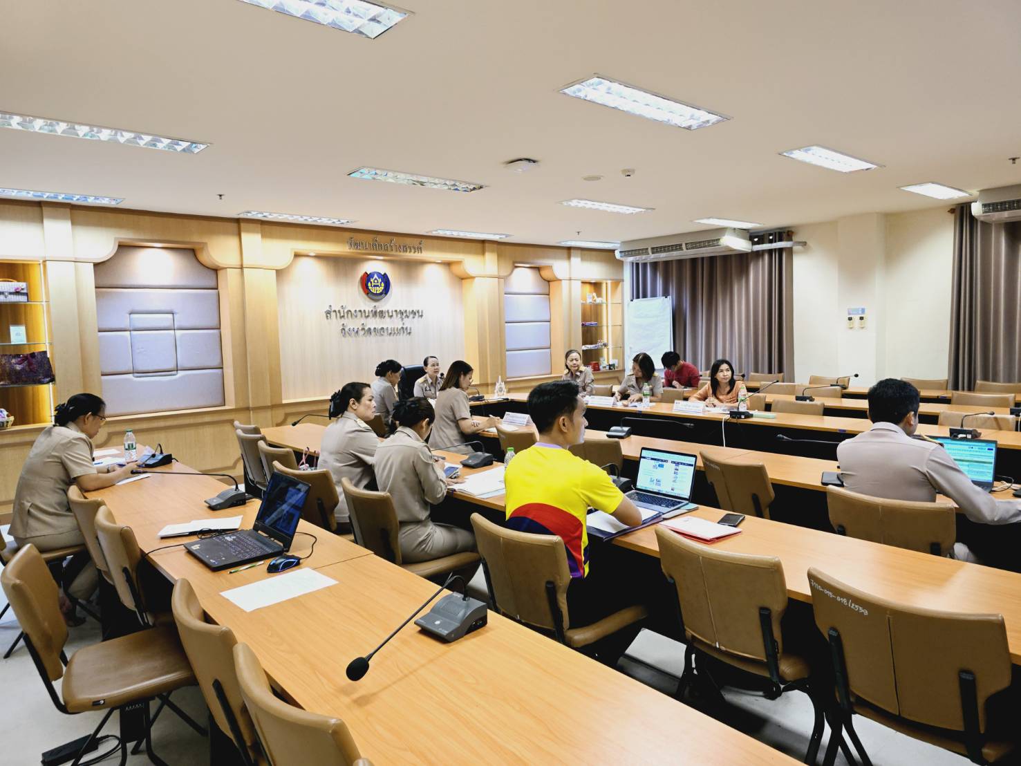 พช.ขอนแก่น : ประชุมประสานแผน สำนักงานพัฒนาชุมชนจังหวัดขอนแก่น ครั้งที่ 4/2568