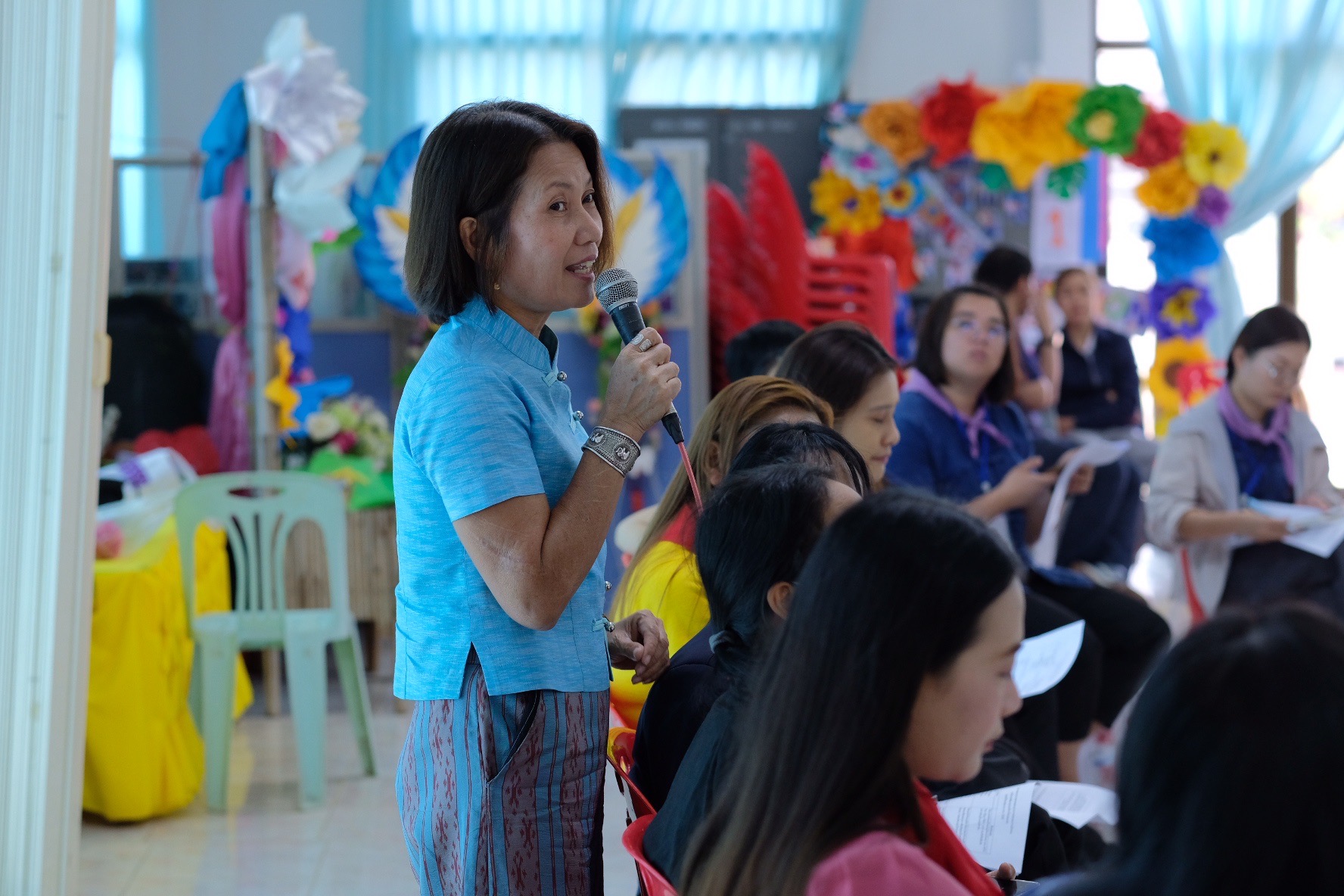 พช.ขอนแก่น : ดำเนินโครงการนวัตกรรมสร้างสรรค์เพื่อชุมชน (7C : Innovation for Smarter CDD Khonkaen) “เติมแฮง แบ่งปัน สานฝัน โคก หนอง นา” กิจกรรม ฝึกอบรมเชิงปฏิบัติการเพิ่มศักยภาพของเจ้าหน้าที่พัฒนาชุมชน “เติมแฮง แบ่งปัน สานฝัน โคก หนอง นา” ณ ศูนย์เรียนรู้เศรษฐกิจพอเพียง บ้านขามป้อม หมู่ 4 ตำบลขัวเรียง อำเภอชุมแพ จังหวัดขอนแก่น (วันที่3)
