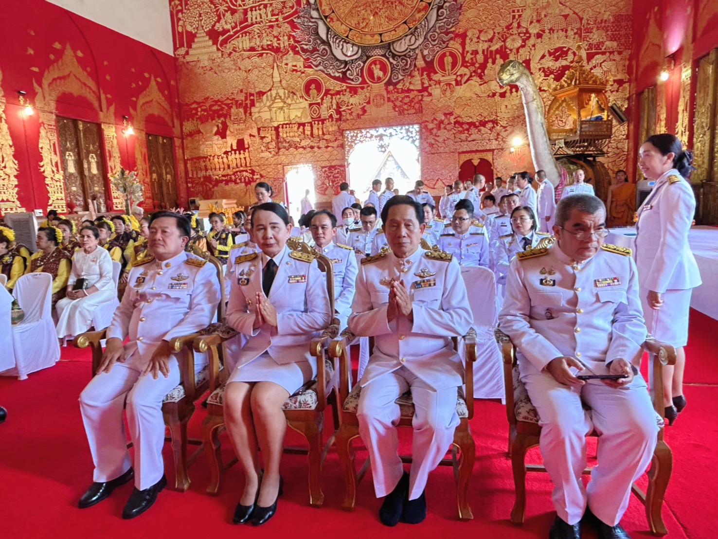 จังหวัดขอนแก่น : จัดพิธีถวายน้ำสรงพระราชทานพระศรีสัตนาคนหุต (หลวงพ่อพระลับ) ณ วัดธาตุ พระอารามหลวง