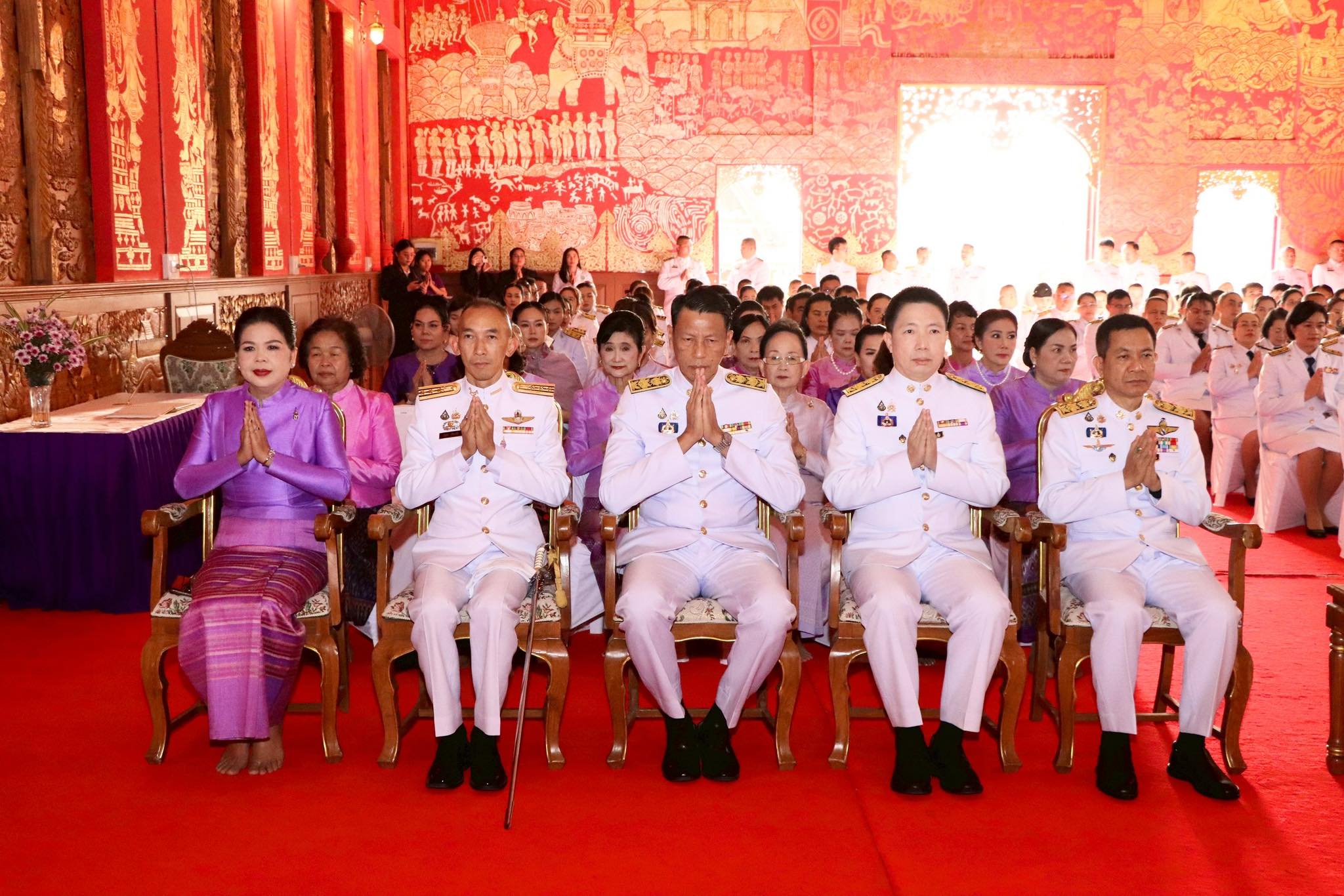 จังหวัดขอนแก่น : จัดพิธีทำบุญตักบาตร เนื่องในวันคล้ายวันพระราชสมภพสมเด็จพระกนิษฐาธิราชเจ้า กรมสมเด็จพระเทพรัตนราชสุดาฯ สยามบรมราชกุมารี