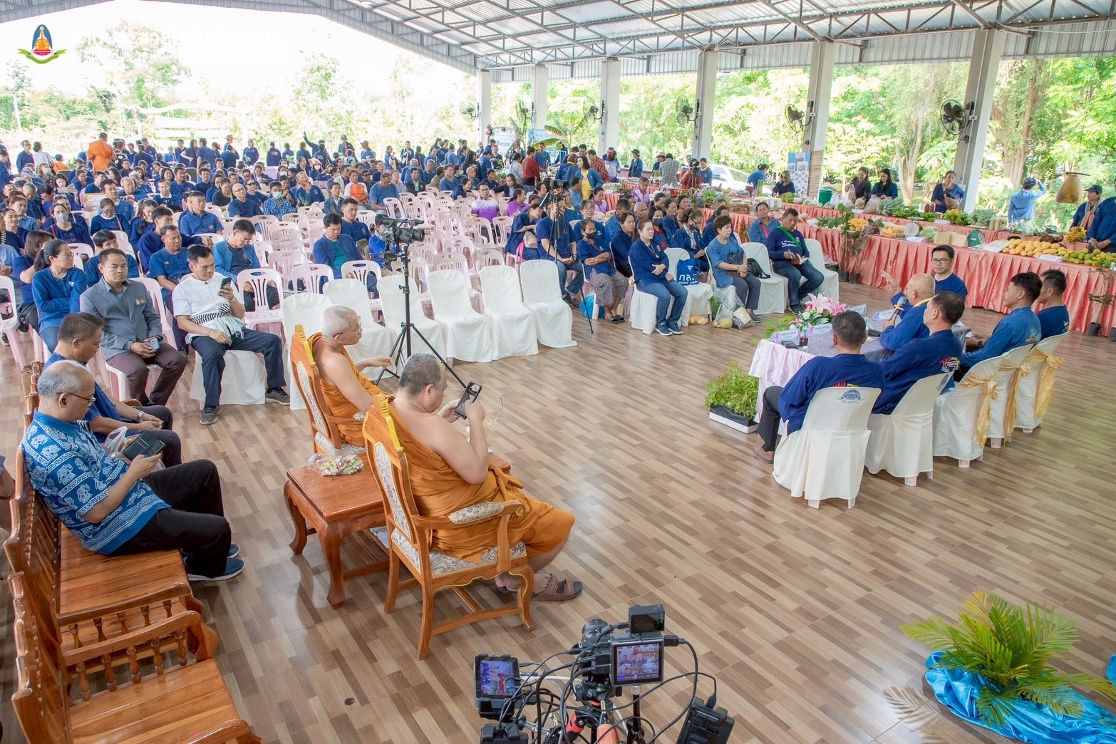 จังหวัดขอนแก่น : ดำเนินโครงการพัฒนา โคก หนอง นา พุทธอารยเกษตร งบประมาณ พ.ศ. 2568″ กิจกรรมที่ 1กิจกรรมเปิดตลาด โคก หนอง นา พุทธอารยเกษตร มจร.ขอนแก่น