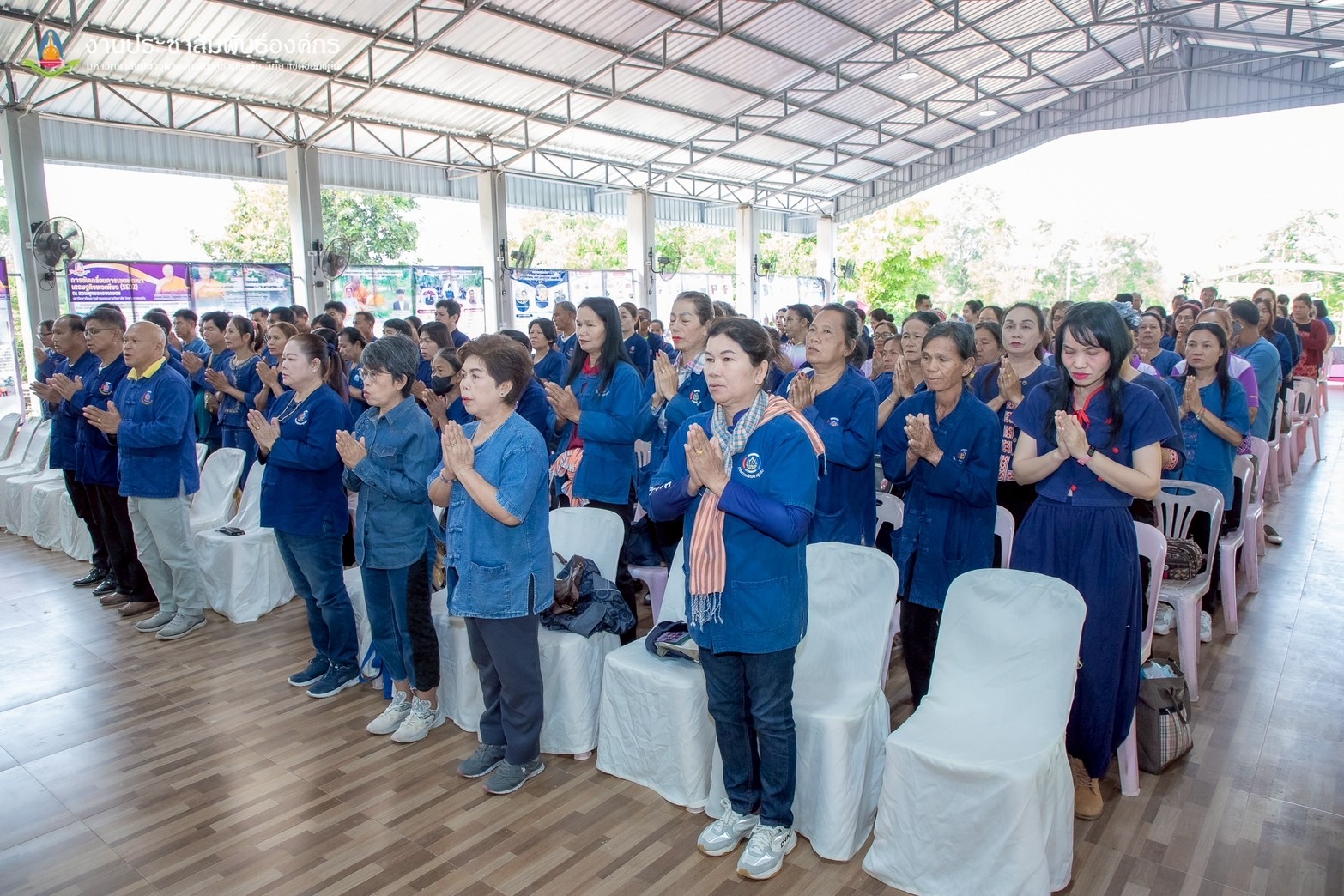 จังหวัดขอนแก่น : ดำเนินโครงการพัฒนา โคก หนอง นา พุทธอารยเกษตร งบประมาณ พ.ศ. 2568″ กิจกรรมที่ 1กิจกรรมเปิดตลาด โคก หนอง นา พุทธอารยเกษตร มจร.ขอนแก่น