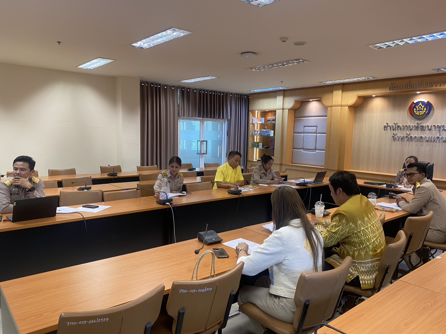 พช.ขอนแก่น : จัดประชุมทีมวิทยากรพี่เลี้ยง กิจกรรมฝึกอบรมเชิงปฏิบัติการเพิ่มศักยภาพของเจ้าหน้าที่พัฒนาชุมชน “เติมแฮง แบ่งปัน สานฝัน โคก หนอง นา” โครงการนวัตกรรมสร้างสรรค์เพื่อชุมชน (7C : Innovation for Smarter CDD Khonkaen)