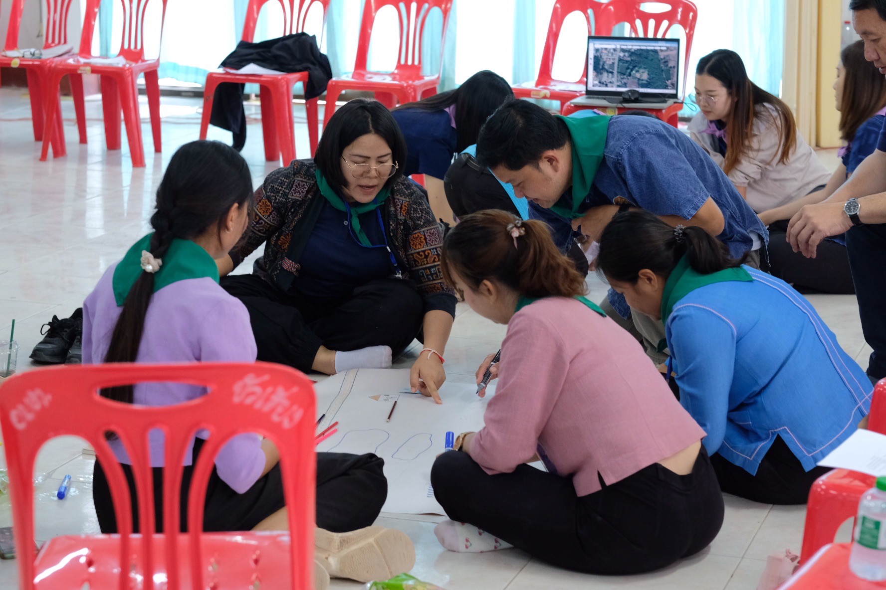 พช.ขอนแก่น : ดำเนินโครงการนวัตกรรมสร้างสรรค์เพื่อชุมชน (7C : Innovation for Smarter CDD Khonkaen) “เติมแฮง แบ่งปัน สานฝัน โคก หนอง นา” กิจกรรม ฝึกอบรมเชิงปฏิบัติการเพิ่มศักยภาพของเจ้าหน้าที่พัฒนาชุมชน “เติมแฮง แบ่งปัน สานฝัน โคก หนอง นา” ณ ศูนย์เรียนรู้เศรษฐกิจพอเพียง บ้านขามป้อม หมู่ 4 ตำบลขัวเรียง อำเภอชุมแพ จังหวัดขอนแก่น (วันที่3)