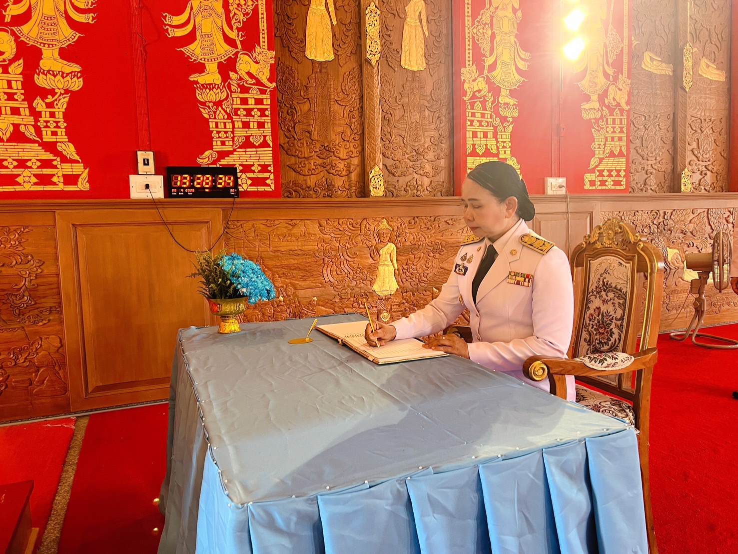 จังหวัดขอนแก่น : จัดพิธีเจริญพระพุทธมนต์เฉลิมพระเกียรติสมเด็จพระเจ้าลูกยาเธอ เจ้าฟ้าทีปังกรรัศมีโชติ มหาวชิโรตตมางกูร สิริวิบูลยราชกุมาร เนื่องในวันคล้ายวันประสูติ 29 เมษายน 2568