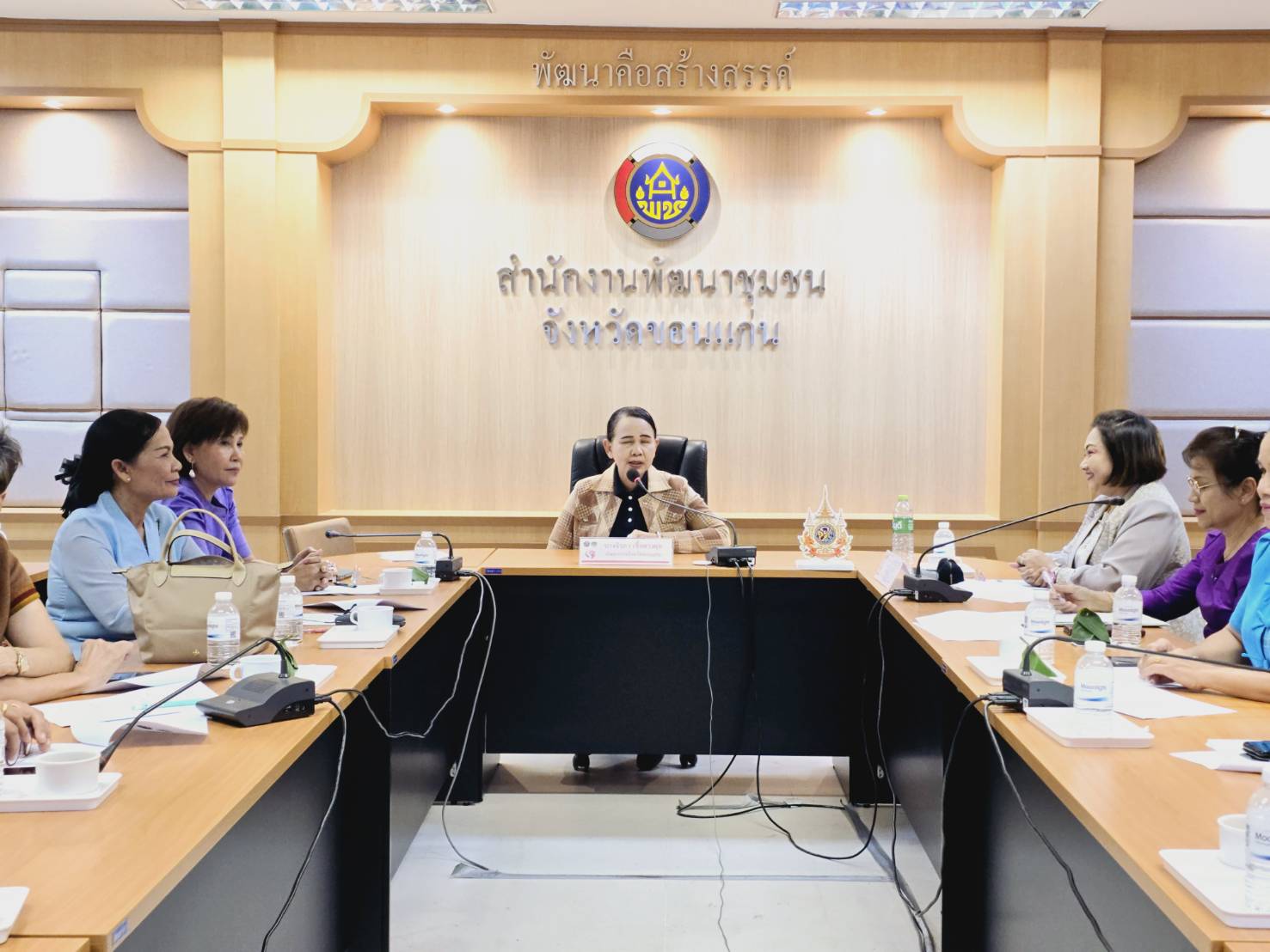พช.ขอนแก่น : ประชุมคณะกรรมการพัฒนาสตรีจังหวัดขอนแก่น (กพสจ.) ครั้งที่ 2/2568