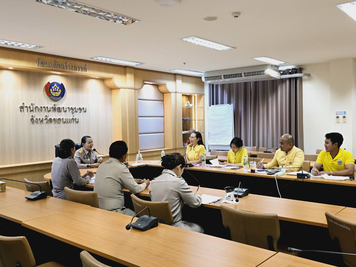 พช.ขอนแก่น : กรมพัฒนาชุมชน ตรวจติดตามงานโครงการเสริมสร้างและพัฒนาผู้นำการเปลี่ยนแปลง กิจกรรมที่ 5 ถอดบทเรียนความสำเร็จและติดตามการขับเคลื่อนโครงการผู้นำการเปลี่ยนแปลง ณ พื้นที่จังหวัดขอนแก่น