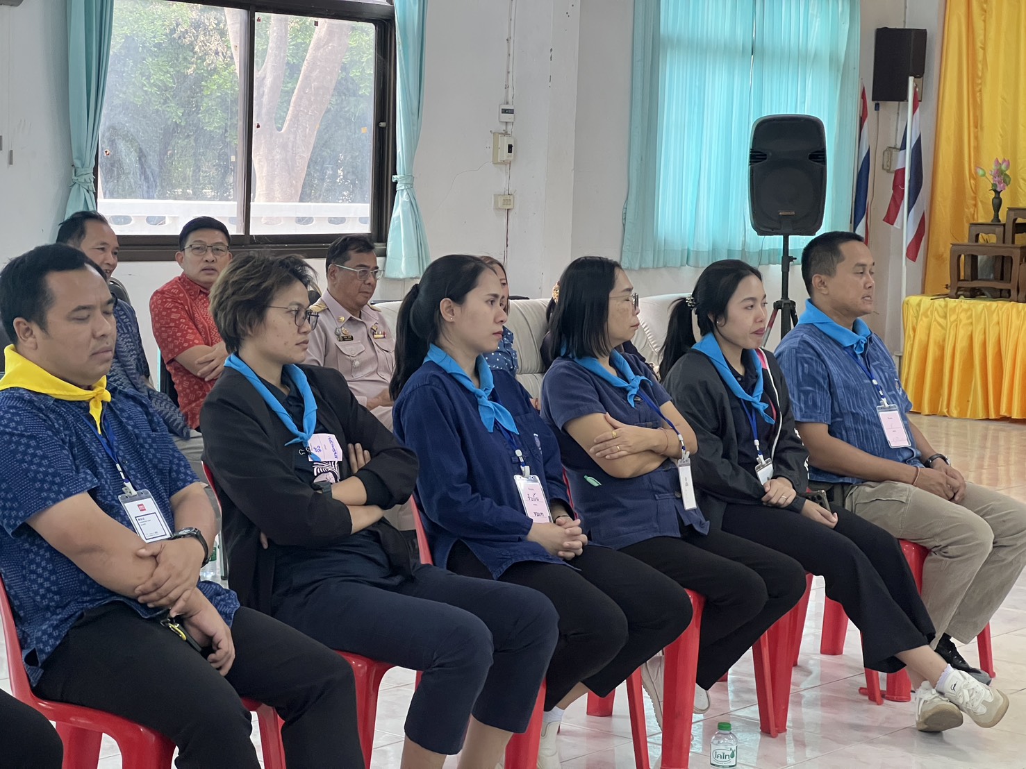 พช.ขอนแก่น : ดำเนินโครงการนวัตกรรมสร้างสรรค์เพื่อชุมชน (7C : Innovation for Smarter CDD Khonkaen) “เติมแฮง แบ่งปัน สานฝัน โคก หนอง นา” กิจกรรม ฝึกอบรมเชิงปฏิบัติการเพิ่มศักยภาพของเจ้าหน้าที่พัฒนาชุมชน “เติมแฮง แบ่งปัน สานฝัน โคก หนอง นา” ณ ศูนย์เรียนรู้เศรษฐกิจพอเพียง บ้านขามป้อม หมู่ 4 ตำบลขัวเรียง อำเภอชุมแพ จังหวัดขอนแก่น (วันที่1)