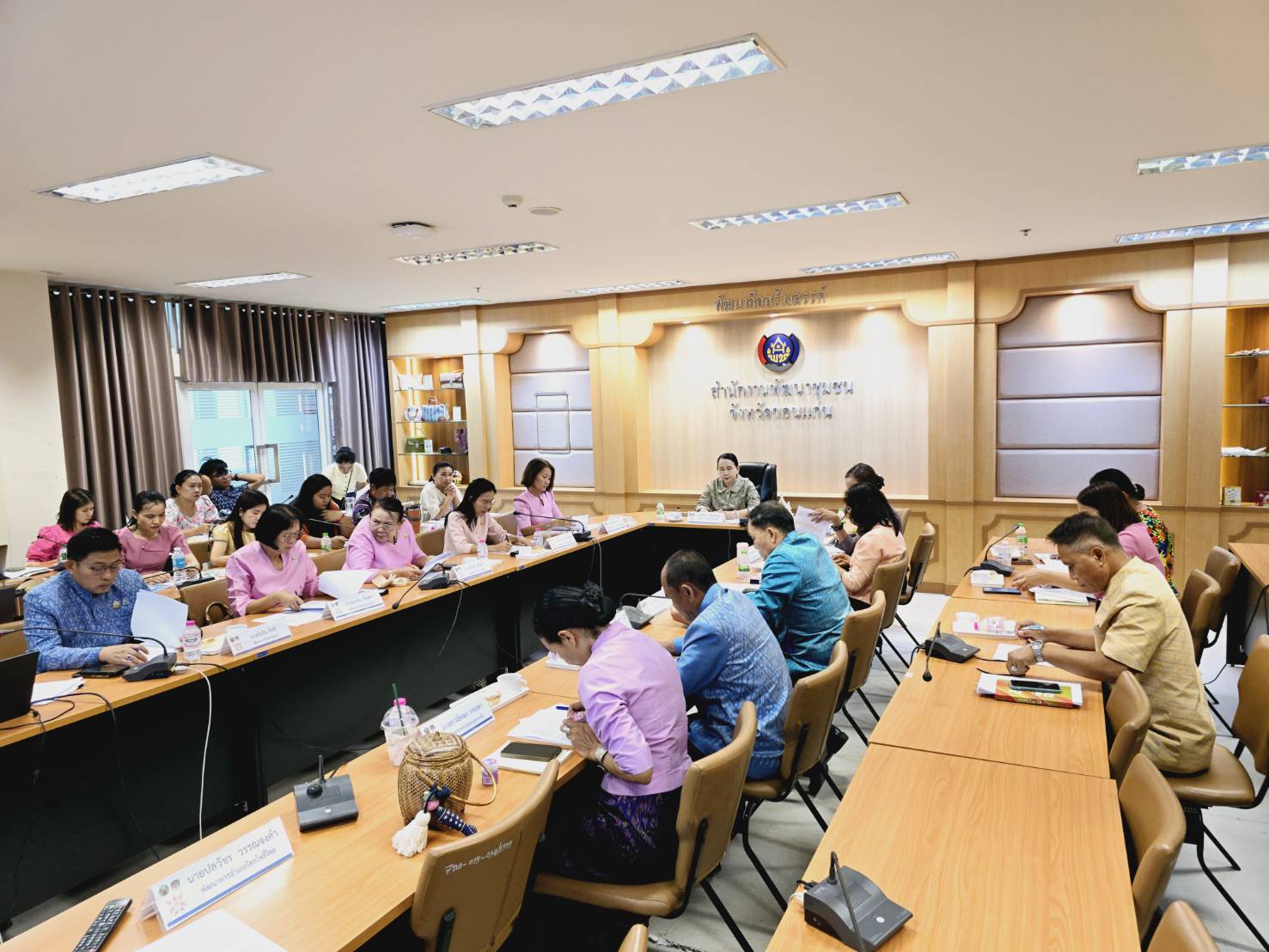 พช.ขอนแก่น : ประชุมคณะทำงานกำหนดตัวชี้วัด และค่าเป้าหมายการประเมินผลการปฏิบัติราชการของข้าราชการในสังกัดสำนักงานพัฒนาชุมชนจังหวัดขอนแก่น รอบการประเมินที่ 2/2568