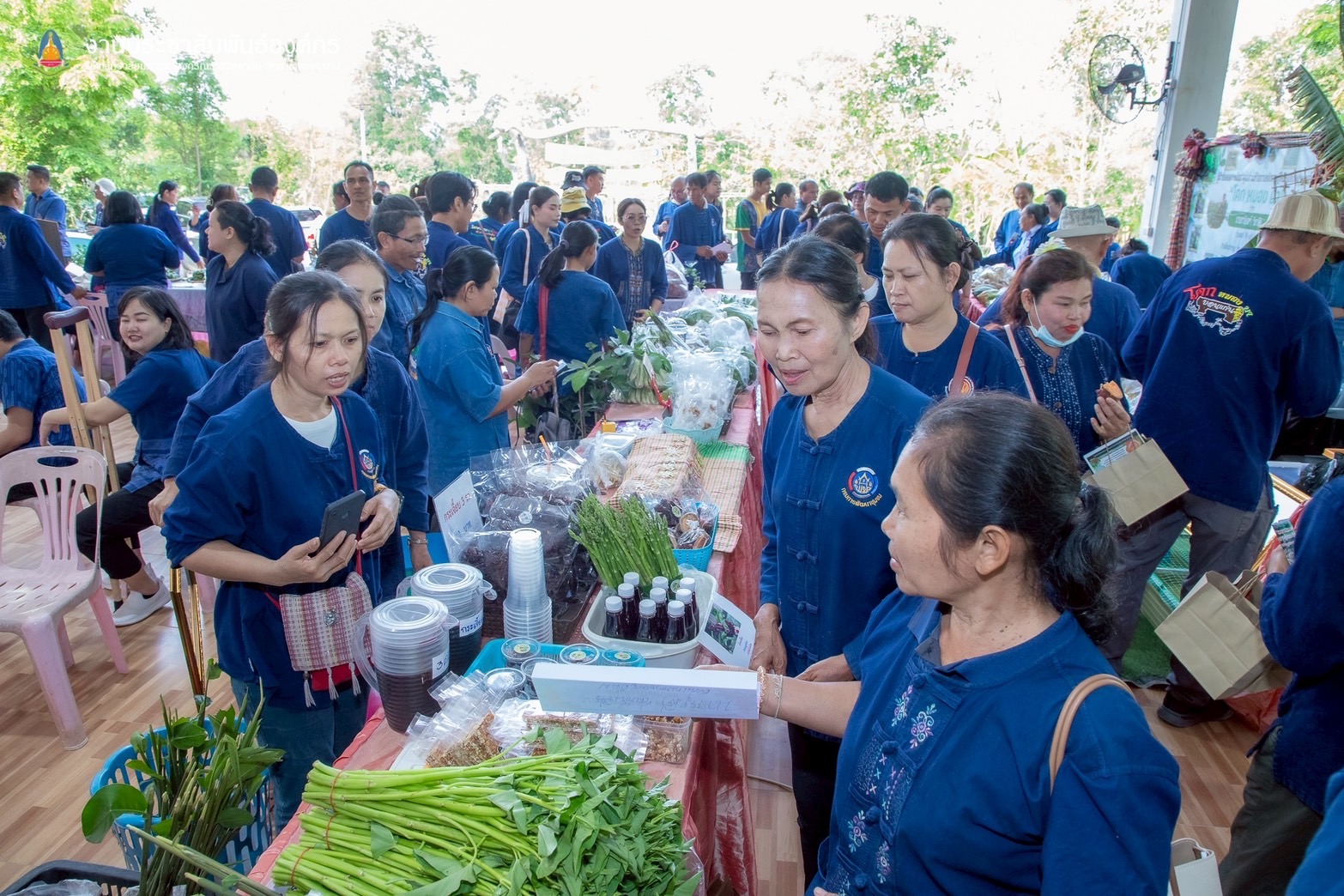 จังหวัดขอนแก่น : ดำเนินโครงการพัฒนา โคก หนอง นา พุทธอารยเกษตร งบประมาณ พ.ศ. 2568″ กิจกรรมที่ 1กิจกรรมเปิดตลาด โคก หนอง นา พุทธอารยเกษตร มจร.ขอนแก่น