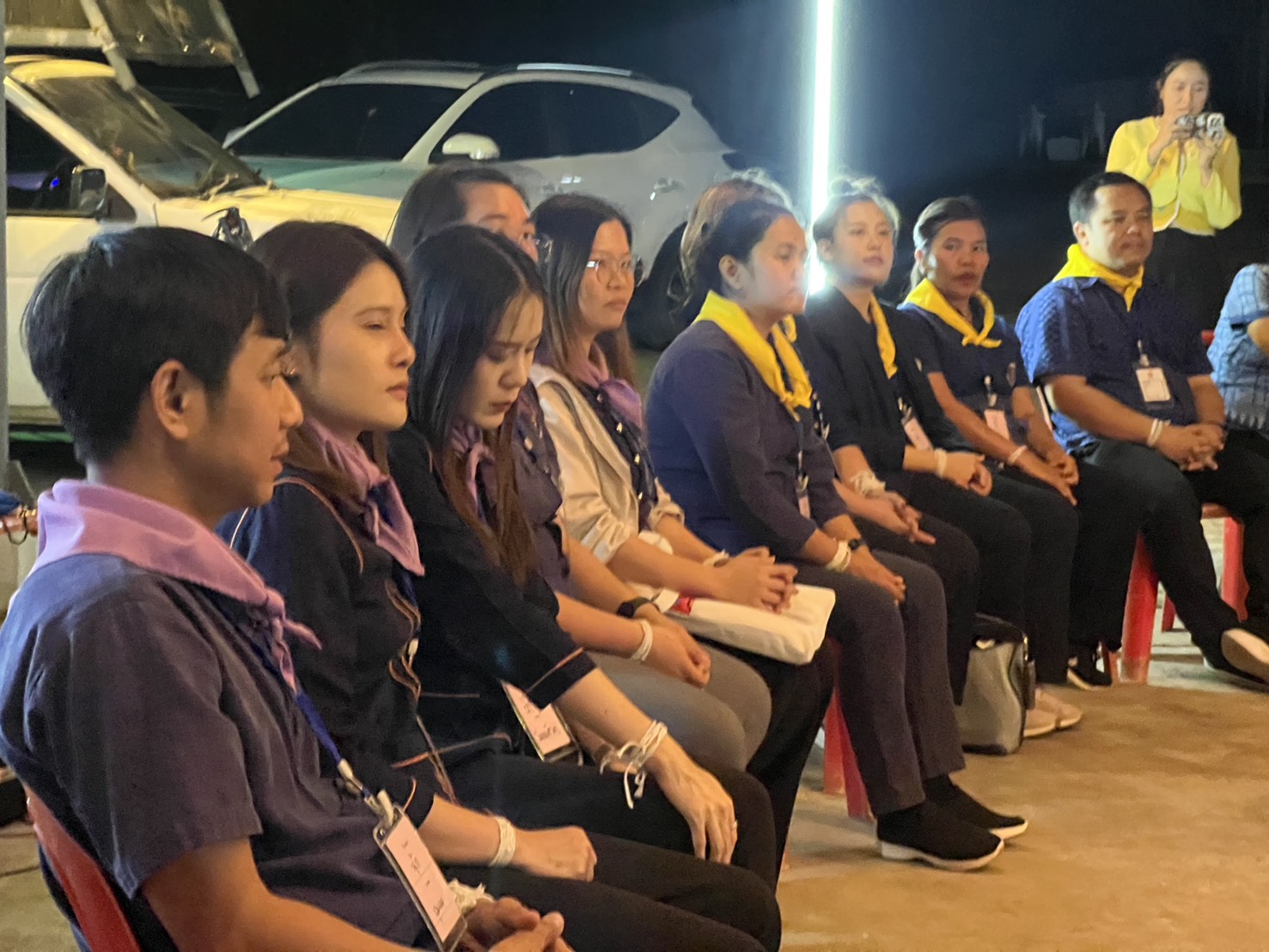 พช.ขอนแก่น : ดำเนินโครงการนวัตกรรมสร้างสรรค์เพื่อชุมชน (7C : Innovation for Smarter CDD Khonkaen) “เติมแฮง แบ่งปัน สานฝัน โคก หนอง นา” กิจกรรม ฝึกอบรมเชิงปฏิบัติการเพิ่มศักยภาพของเจ้าหน้าที่พัฒนาชุมชน “เติมแฮง แบ่งปัน สานฝัน โคก หนอง นา” ณ ศูนย์เรียนรู้เศรษฐกิจพอเพียง บ้านขามป้อม หมู่ 4 ตำบลขัวเรียง อำเภอชุมแพ จังหวัดขอนแก่น (วันที่1)