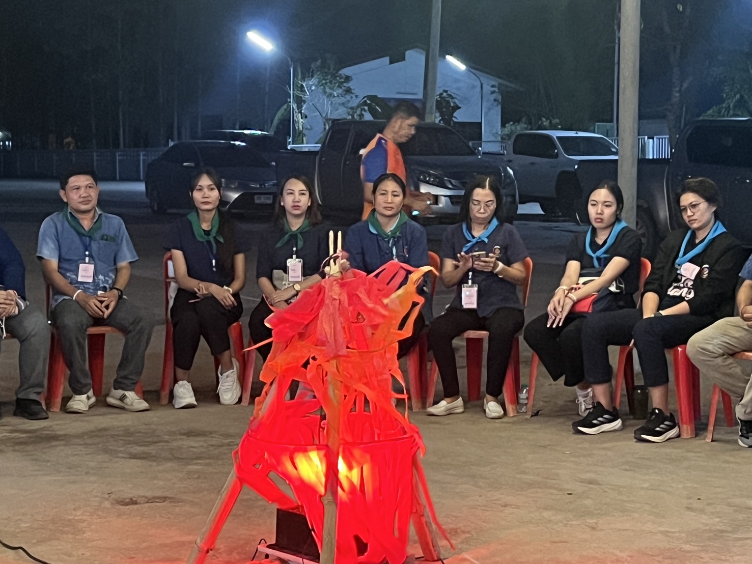 พช.ขอนแก่น : ดำเนินโครงการนวัตกรรมสร้างสรรค์เพื่อชุมชน (7C : Innovation for Smarter CDD Khonkaen) “เติมแฮง แบ่งปัน สานฝัน โคก หนอง นา” กิจกรรม ฝึกอบรมเชิงปฏิบัติการเพิ่มศักยภาพของเจ้าหน้าที่พัฒนาชุมชน “เติมแฮง แบ่งปัน สานฝัน โคก หนอง นา” ณ ศูนย์เรียนรู้เศรษฐกิจพอเพียง บ้านขามป้อม หมู่ 4 ตำบลขัวเรียง อำเภอชุมแพ จังหวัดขอนแก่น (วันที่1)