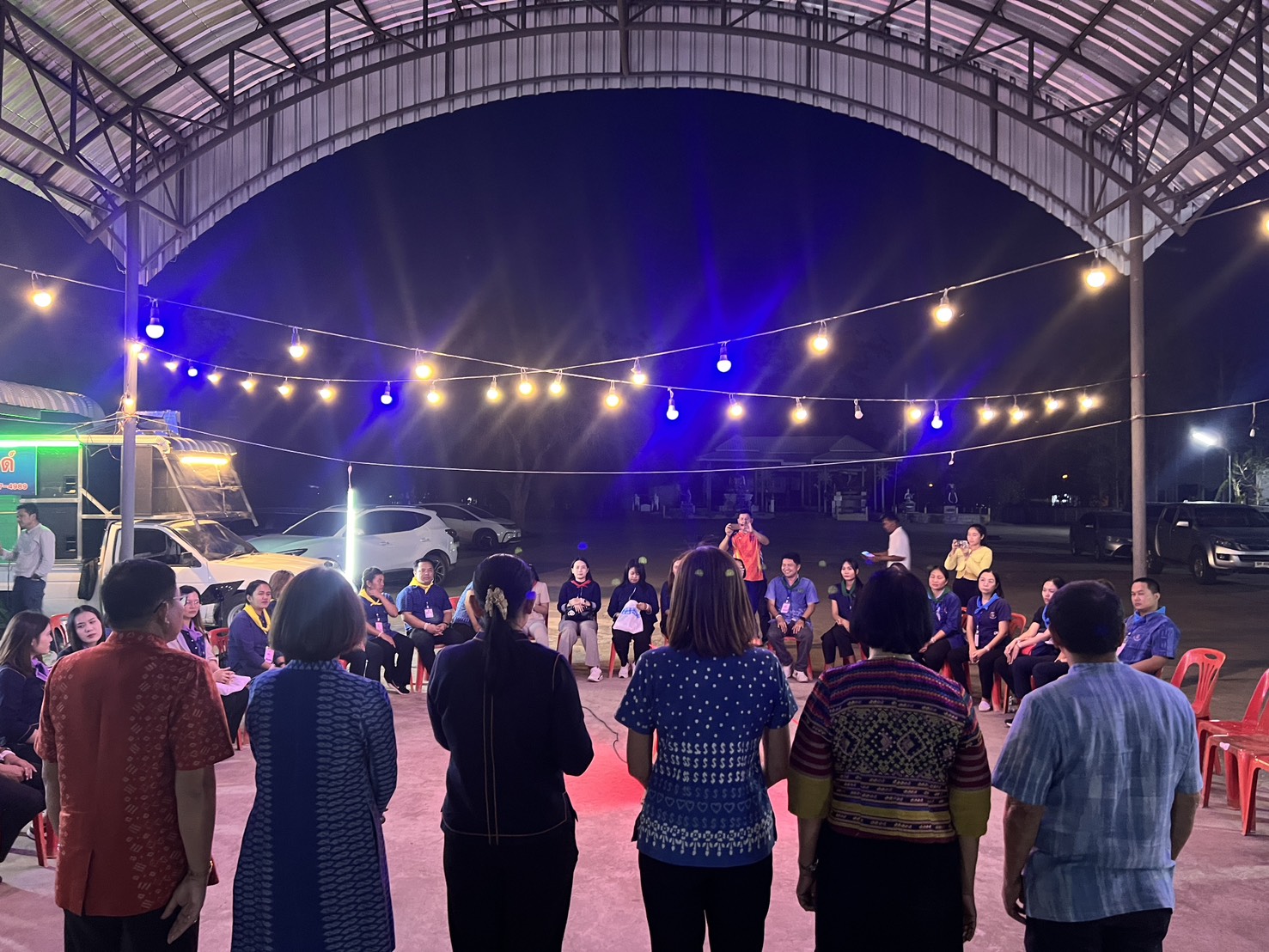 พช.ขอนแก่น : ดำเนินโครงการนวัตกรรมสร้างสรรค์เพื่อชุมชน (7C : Innovation for Smarter CDD Khonkaen) “เติมแฮง แบ่งปัน สานฝัน โคก หนอง นา” กิจกรรม ฝึกอบรมเชิงปฏิบัติการเพิ่มศักยภาพของเจ้าหน้าที่พัฒนาชุมชน “เติมแฮง แบ่งปัน สานฝัน โคก หนอง นา” ณ ศูนย์เรียนรู้เศรษฐกิจพอเพียง บ้านขามป้อม หมู่ 4 ตำบลขัวเรียง อำเภอชุมแพ จังหวัดขอนแก่น (วันที่1)