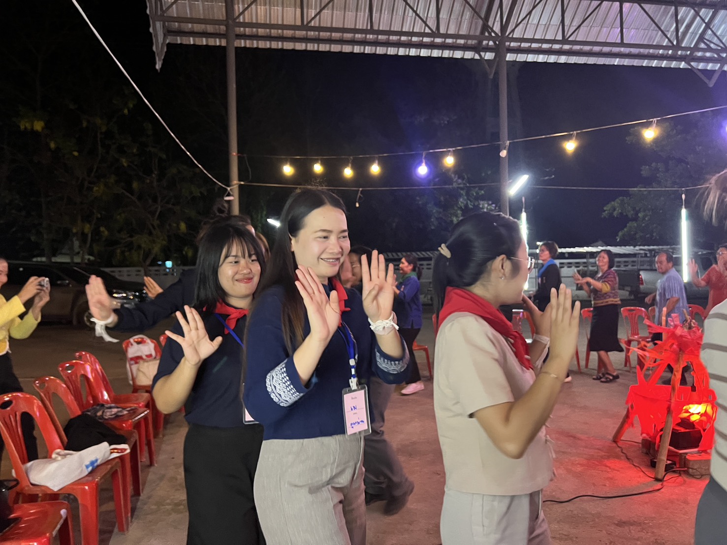 พช.ขอนแก่น : ดำเนินโครงการนวัตกรรมสร้างสรรค์เพื่อชุมชน (7C : Innovation for Smarter CDD Khonkaen) “เติมแฮง แบ่งปัน สานฝัน โคก หนอง นา” กิจกรรม ฝึกอบรมเชิงปฏิบัติการเพิ่มศักยภาพของเจ้าหน้าที่พัฒนาชุมชน “เติมแฮง แบ่งปัน สานฝัน โคก หนอง นา” ณ ศูนย์เรียนรู้เศรษฐกิจพอเพียง บ้านขามป้อม หมู่ 4 ตำบลขัวเรียง อำเภอชุมแพ จังหวัดขอนแก่น (วันที่1)
