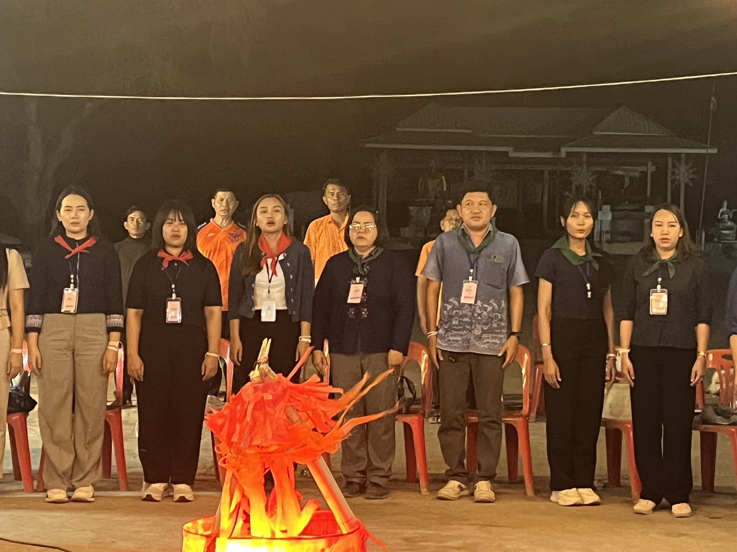 พช.ขอนแก่น : ดำเนินโครงการนวัตกรรมสร้างสรรค์เพื่อชุมชน (7C : Innovation for Smarter CDD Khonkaen) “เติมแฮง แบ่งปัน สานฝัน โคก หนอง นา” กิจกรรม ฝึกอบรมเชิงปฏิบัติการเพิ่มศักยภาพของเจ้าหน้าที่พัฒนาชุมชน “เติมแฮง แบ่งปัน สานฝัน โคก หนอง นา” ณ ศูนย์เรียนรู้เศรษฐกิจพอเพียง บ้านขามป้อม หมู่ 4 ตำบลขัวเรียง อำเภอชุมแพ จังหวัดขอนแก่น (วันที่1)