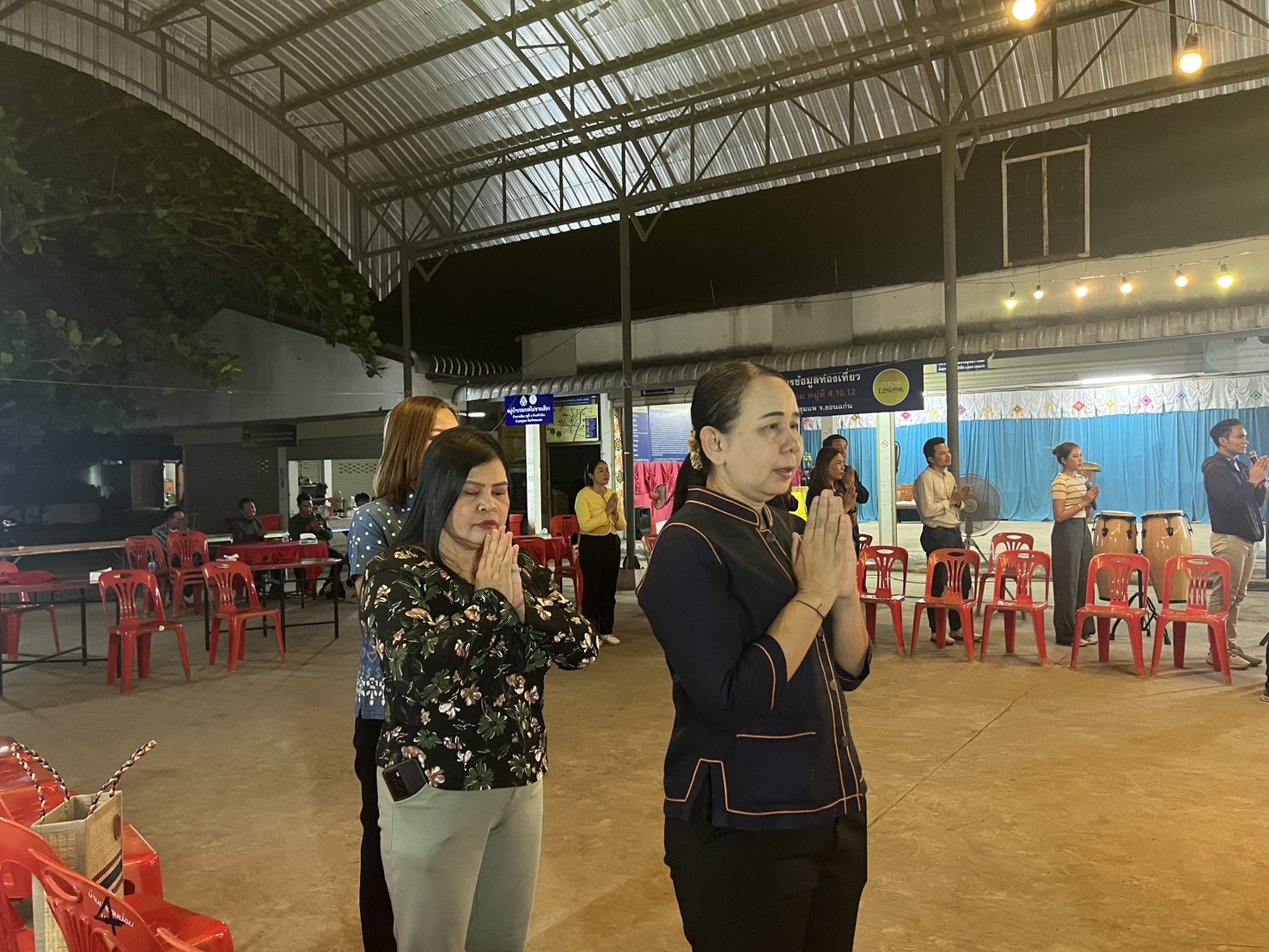 พช.ขอนแก่น : ดำเนินโครงการนวัตกรรมสร้างสรรค์เพื่อชุมชน (7C : Innovation for Smarter CDD Khonkaen) “เติมแฮง แบ่งปัน สานฝัน โคก หนอง นา” กิจกรรม ฝึกอบรมเชิงปฏิบัติการเพิ่มศักยภาพของเจ้าหน้าที่พัฒนาชุมชน “เติมแฮง แบ่งปัน สานฝัน โคก หนอง นา” ณ ศูนย์เรียนรู้เศรษฐกิจพอเพียง บ้านขามป้อม หมู่ 4 ตำบลขัวเรียง อำเภอชุมแพ จังหวัดขอนแก่น (วันที่1)