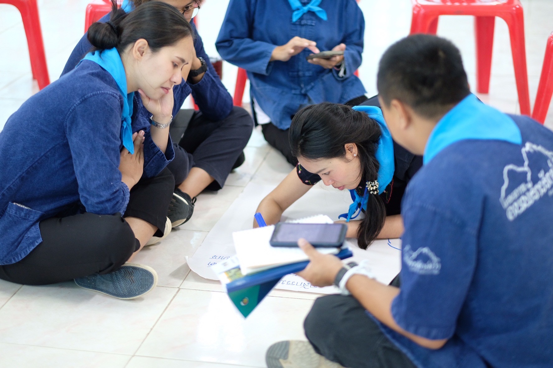 พช.ขอนแก่น : ดำเนินโครงการนวัตกรรมสร้างสรรค์เพื่อชุมชน (7C : Innovation for Smarter CDD Khonkaen) “เติมแฮง แบ่งปัน สานฝัน โคก หนอง นา” กิจกรรม ฝึกอบรมเชิงปฏิบัติการเพิ่มศักยภาพของเจ้าหน้าที่พัฒนาชุมชน “เติมแฮง แบ่งปัน สานฝัน โคก หนอง นา” ณ ศูนย์เรียนรู้เศรษฐกิจพอเพียง บ้านขามป้อม หมู่ 4 ตำบลขัวเรียง อำเภอชุมแพ จังหวัดขอนแก่น (วันที่2)