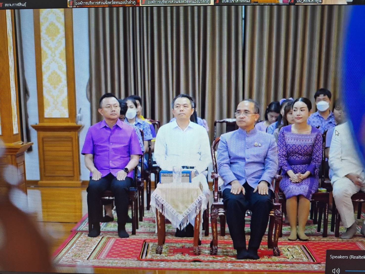 สำนักงานพัฒนาชุมชนจังหวัดขอนแก่นพร้อมทั้งบุคลากรในสังกัด เข้าร่วมพิธีเจริญพระพุทธมนต์ เจริญจิตตภาวนา (ออนไลน์) และร่วมจัดกิจกรรม “รวมพลังสร้างสัปปายะสู่วัดด้วยวิถี 5ส” (Big Cleaning Day) เพื่อเฉลิมพระเกียรติและถวายเป็นพระราชกุศลแด่สมเด็จพระนางเจ้า ฯ พระบรมราชินี เนื่องในโอกาสวันเฉลิมพระชนมพรรษา 3 มิถุนายน 2568
