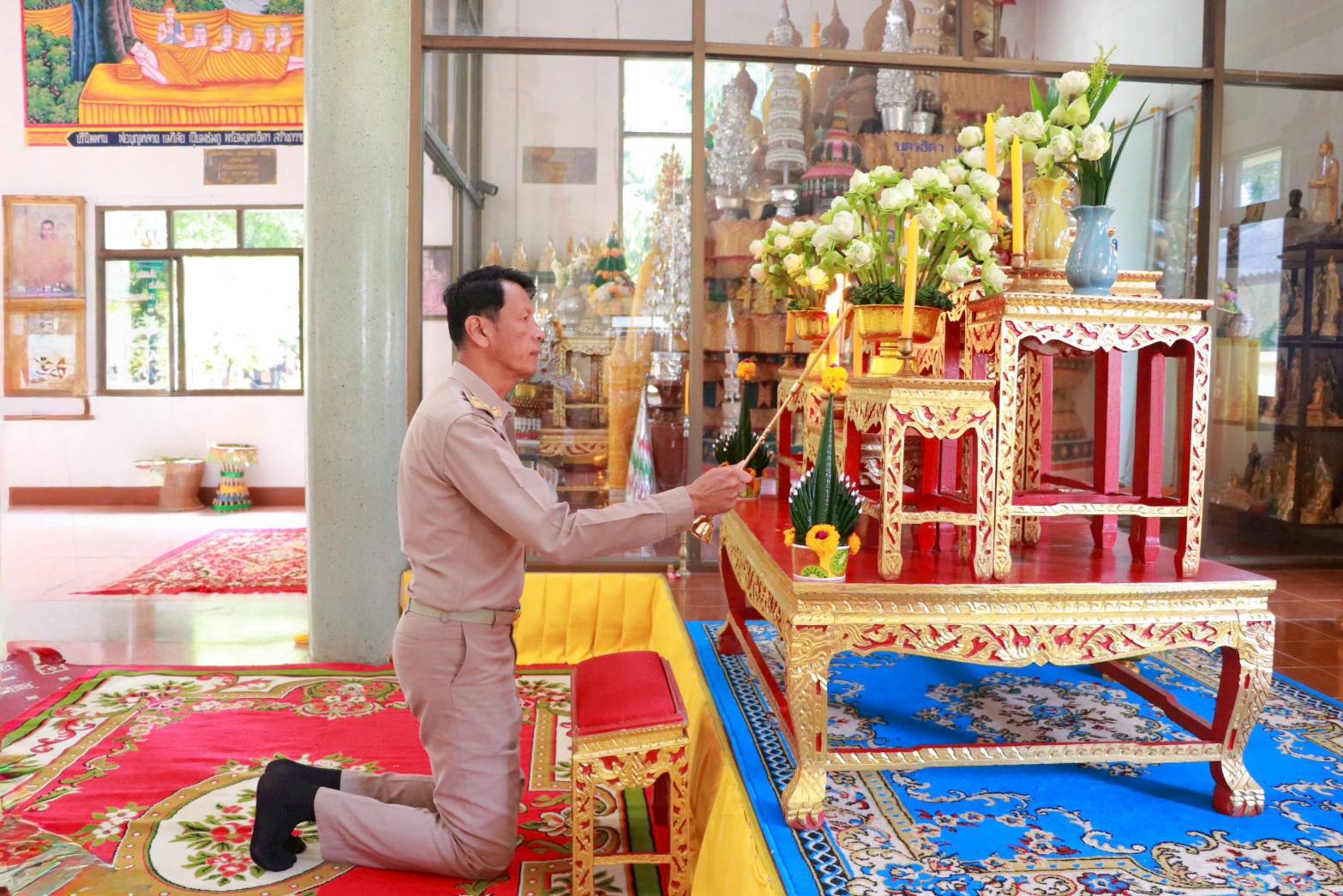 พช.ขอนแก่น : เข้าร่วมโครงการเข้าวัดปฎิบัติธรรมสวนะ ศรัทธาอิ่มบุญ อุดหนุนชุมชน จังหวัดขอนแก่น ประจำปีงบประมาณ พ.ศ. 2568