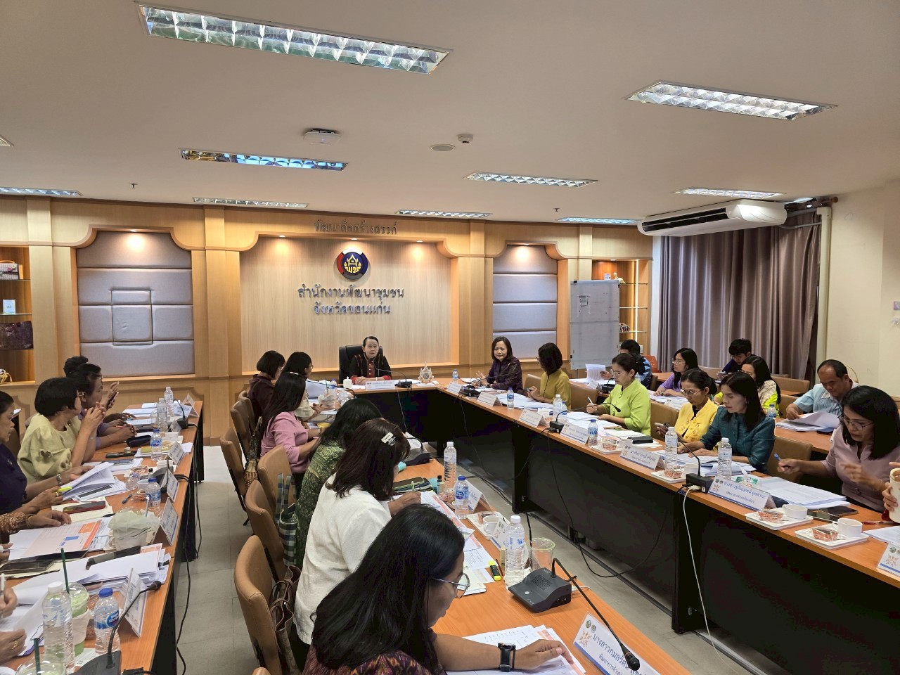 พช.ขอนแก่น : ประชุมผู้บริหารและนักวิชาการพัฒนาชุมชนจังหวัดขอนแก่น ครั้งที่ 5/2568