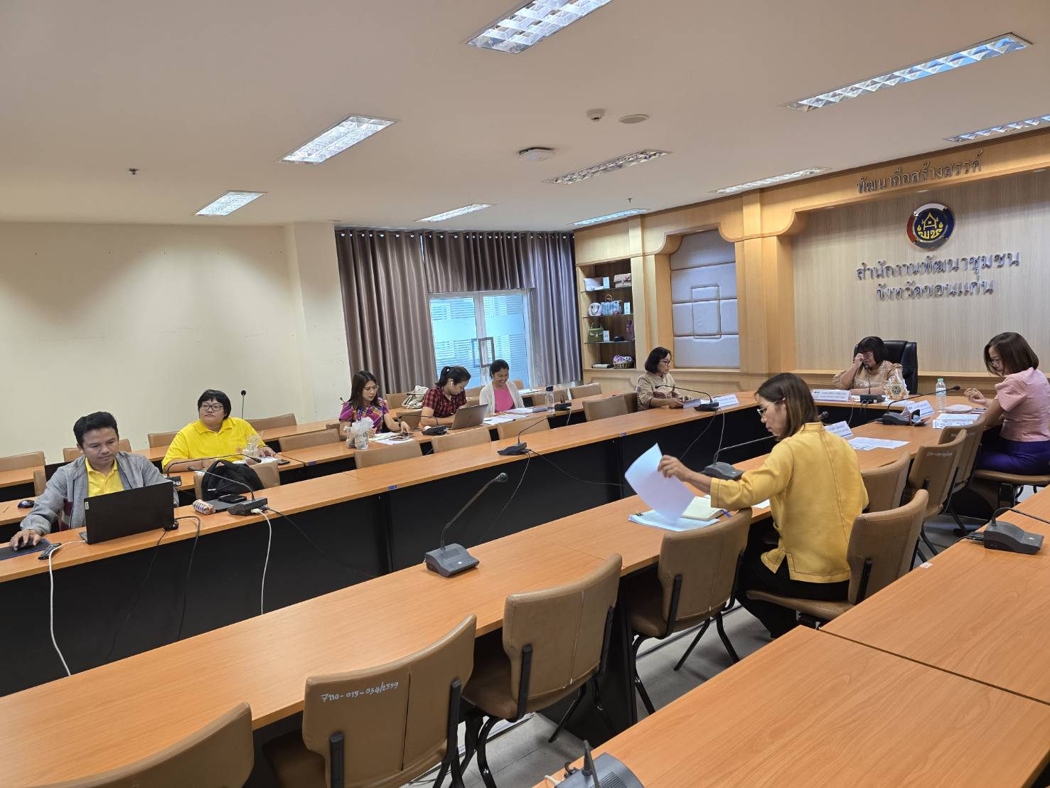 พช.ขอนแก่น : ประชุมประสานแผน สำนักงานพัฒนาชุมชนจังหวัดขอนแก่น ครั้งที่ 5/2568