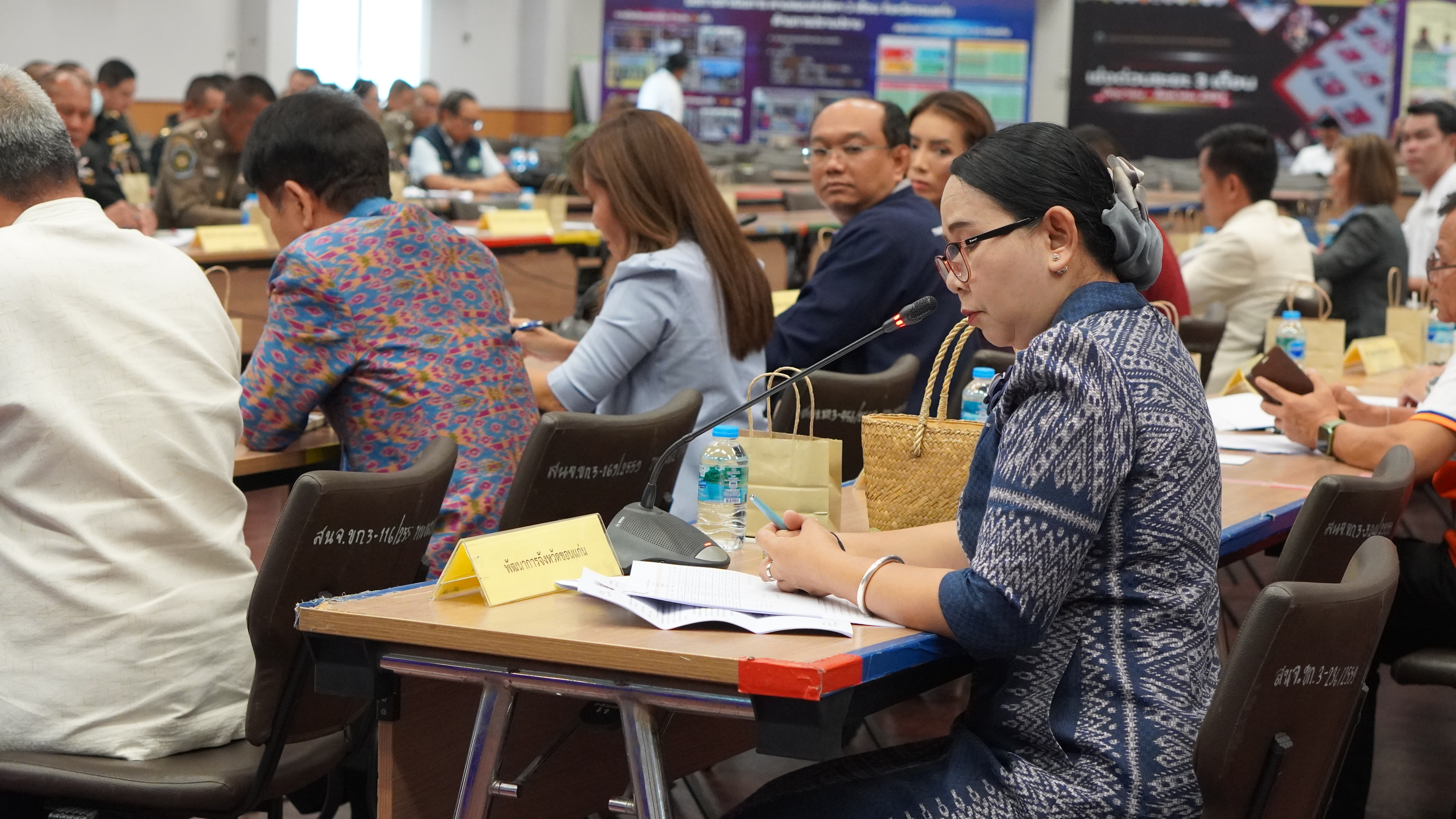 จังหวัดขอนแก่น : ประชุมเตรียมการถวายความปลอดภัยแด่ สมเด็จพระกนิษฐาธิราชเจ้า กรมสมเด็จพระเทพรัตนราชสุดาฯ สยามบรมราชกุมารี เสด็จแทนพระองค์ไปในการพระราชทานปริญญาบัตรแก่ผู้สำเร็จการศึกษาจากมหาวิทยาลัยมหาสารคาม