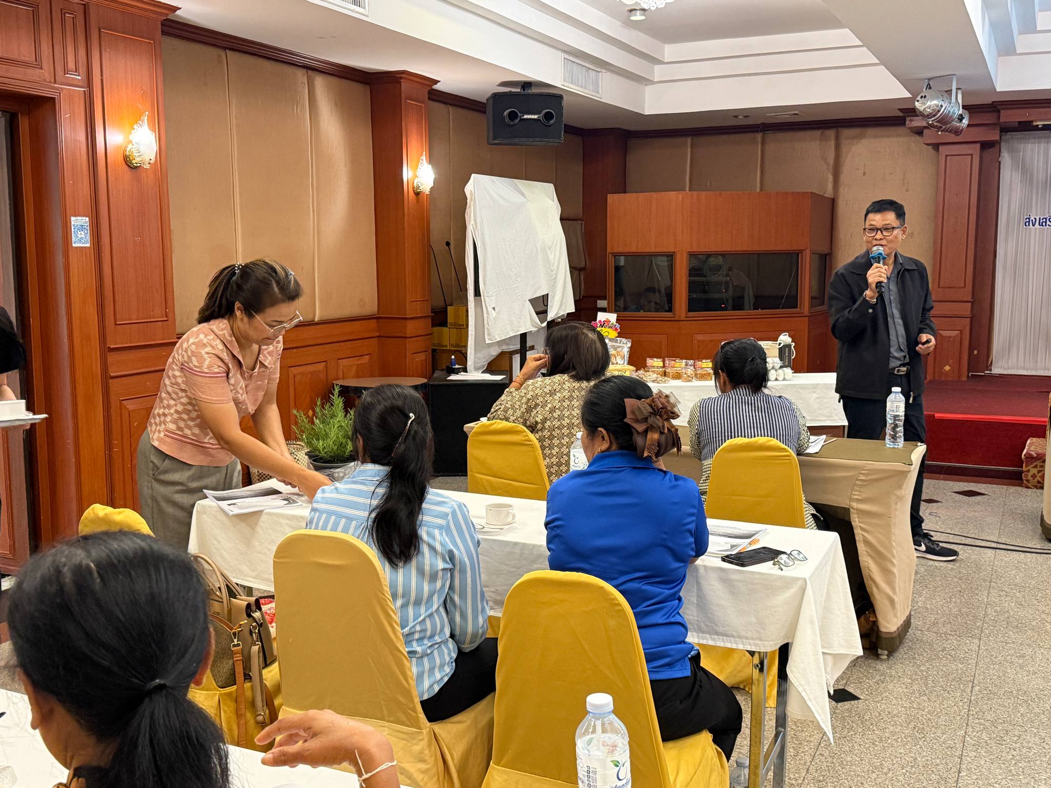 จังหวัดขอนแก่น : ดำเนินโครงการประชุมเชิงปฏิบัติการส่งเสริมการสร้างรายได้จากกิจการอาหารปลอดภัยระดับจังหวัด ประจำปีงบประมาณ พ.ศ. 2568 ระหว่างวันที่ 22 – 23 พฤษภาคม 2568 ณ ห้องอัพทาวน์ โรงแรมขอนแก่นโฮเต็ล ตำบลในเมือง อำเภอเมืองขอนแก่น จังหวัดขอนแก่น