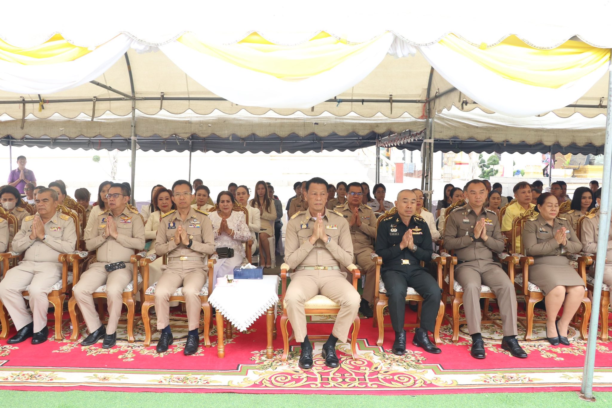 จังหวัดขอนแก่น : จัดพิธีบวงสรวงสิ่งศักดิ์สิทธิ์ในพิธีการศพที่ได้รับพระราชทาน