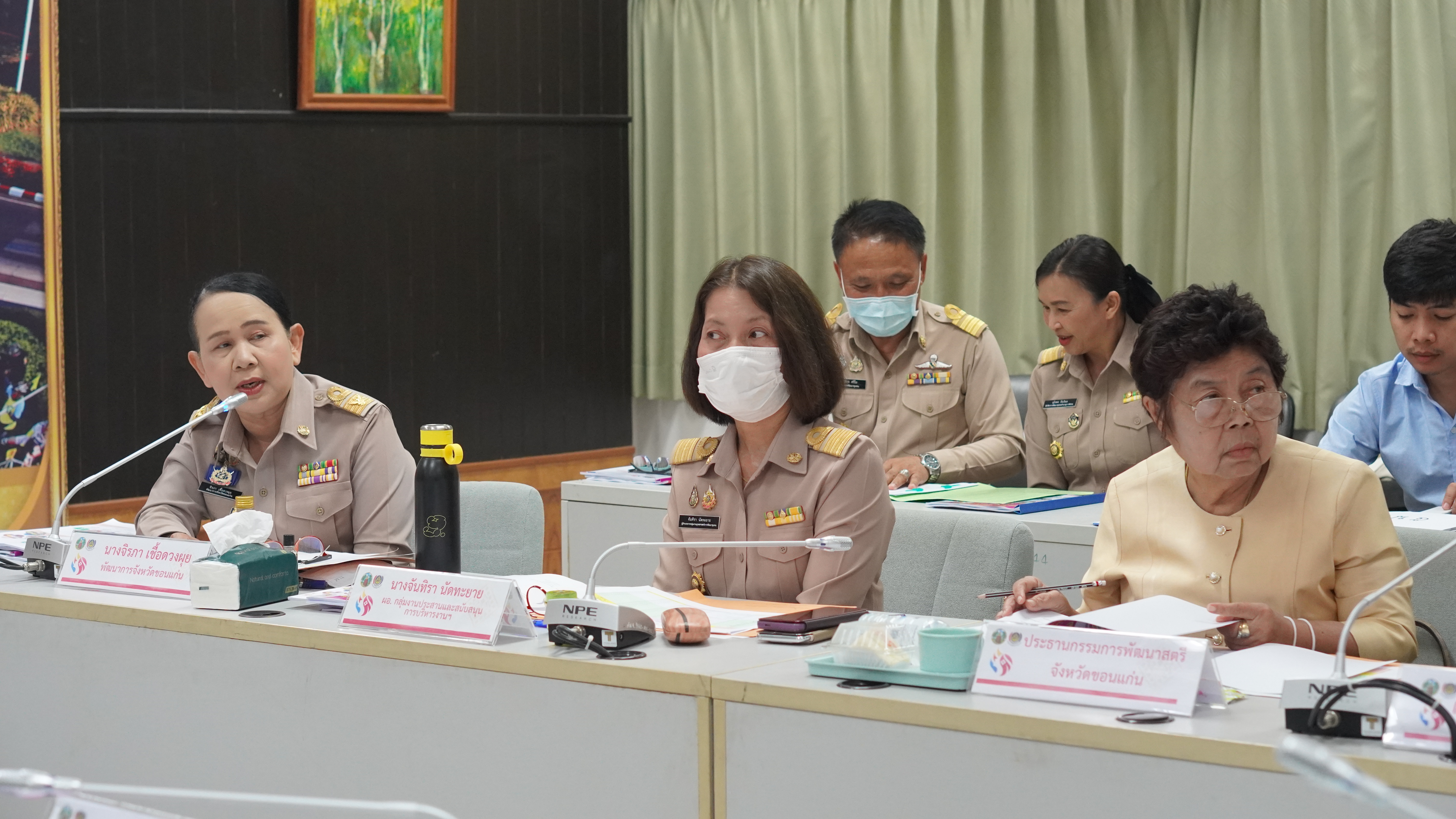 พช.ขอนแก่น : ดำเนินโครงการเชิดชูเกียรติคนกองทุนพัฒนาบทบาทสตรี ประจำปี 2568 กิจกรรมที่ 1 การคัดเลือกคนกองทุนพัฒนาบทบาทสตรีดีเด่น ระดับจังหวัด (วันที่1 ประเภท สำนักงานเลขานุการฯ)